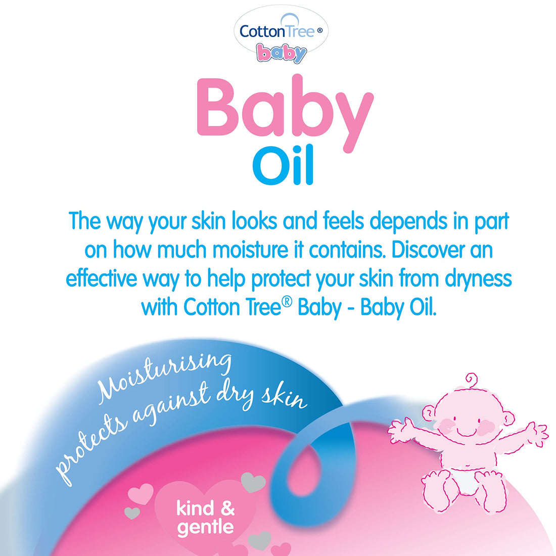 Cotton Tree Baby Oil, 335 ml Halalzen