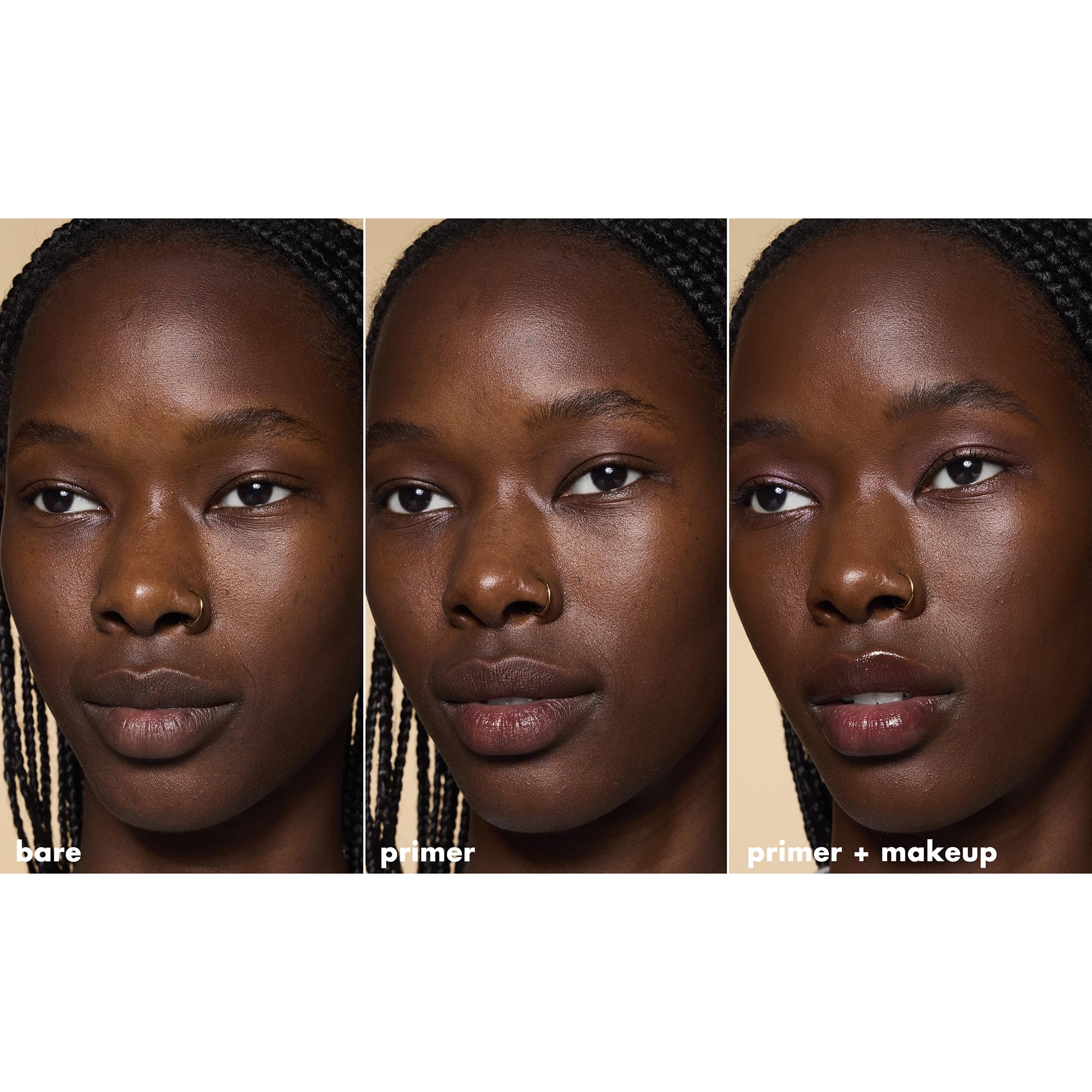 e.l.f., Hydrating Face Primer, Lightweight, Long Lasting, Creamy, Hydrates, Smooths, Fills in Pores and Fine Lines, Natural Matte Finish, Infused with Vitamin E, 0.47 Oz Halalzen