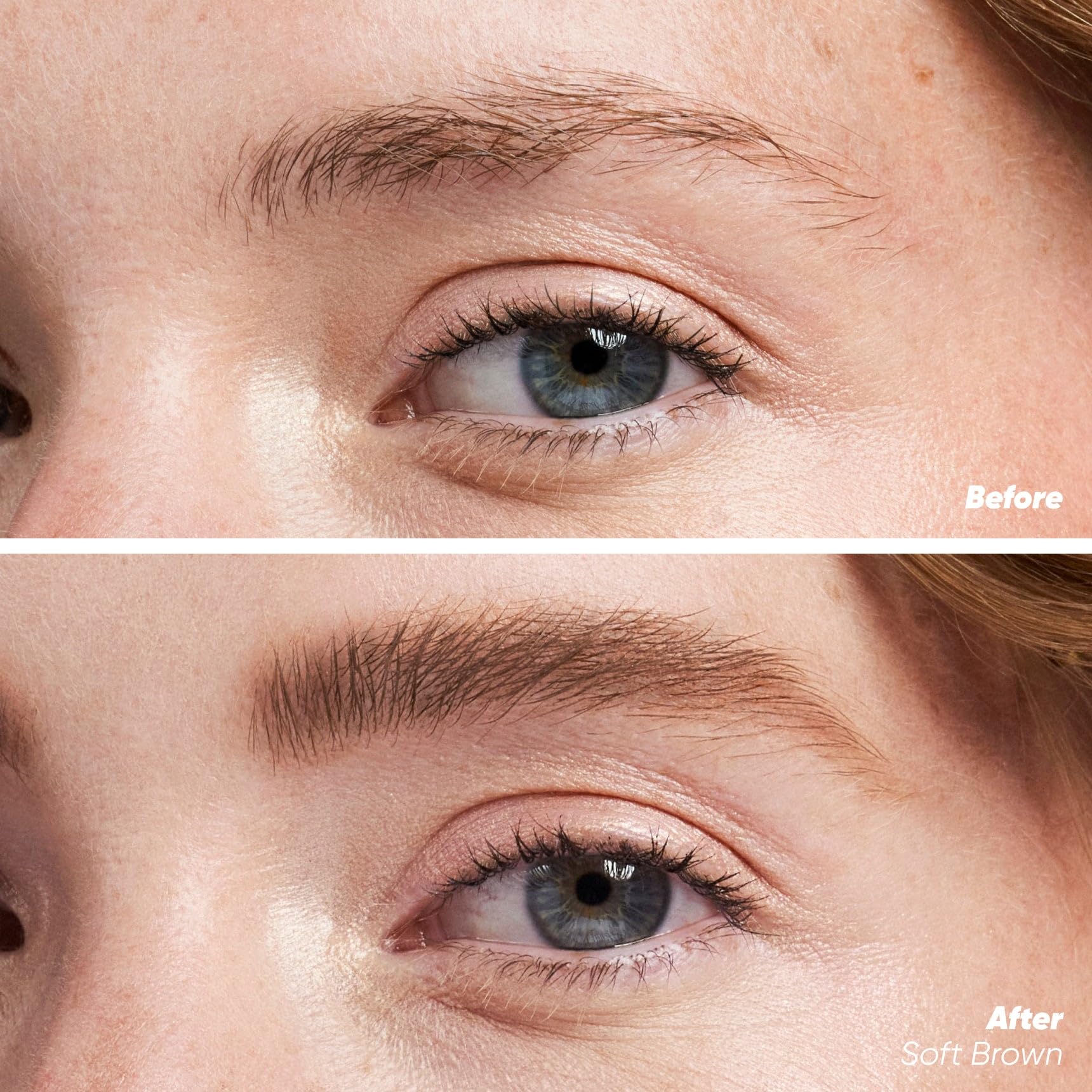Kosas Air Brow Tinted Eyebrow Gel – Volumizing Brow Gel with Flexible Long-Lasting Hold, Soft Brown