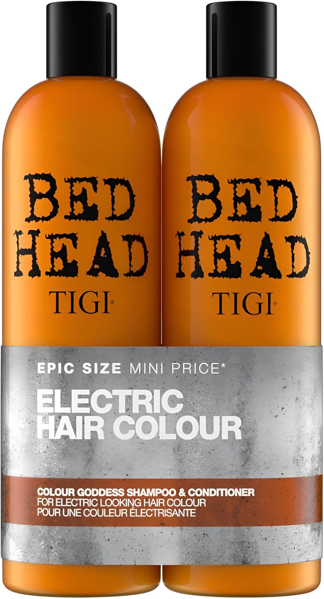 Bed Head by TIGI Colour Goddess Shampoo and Conditioner Set, 2x 750ml, Hair Treatment for Coloured, Dry & Damaged Hair, Moisturising Shea Butter & Keratin for Smooth, Frizz-Free Locks