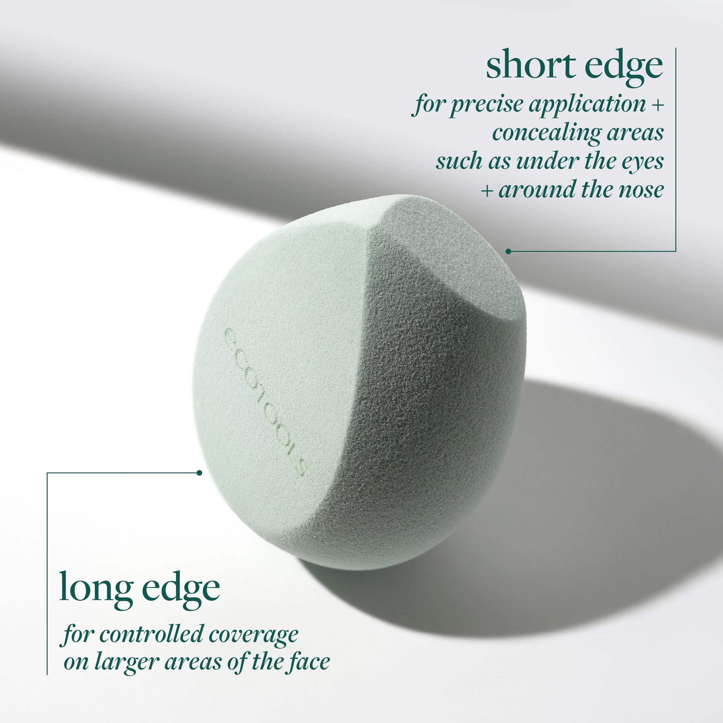 EcoTools Blurring Blender Makeup Sponge, Makeup Blending Sponge For Blurred Skin, For Liquid & Cream Foundation, Cloud Coverage Memory Foam, Eco Friendly, Latex Free, Cruelty-Free & Vegan 1 Count Halalzen