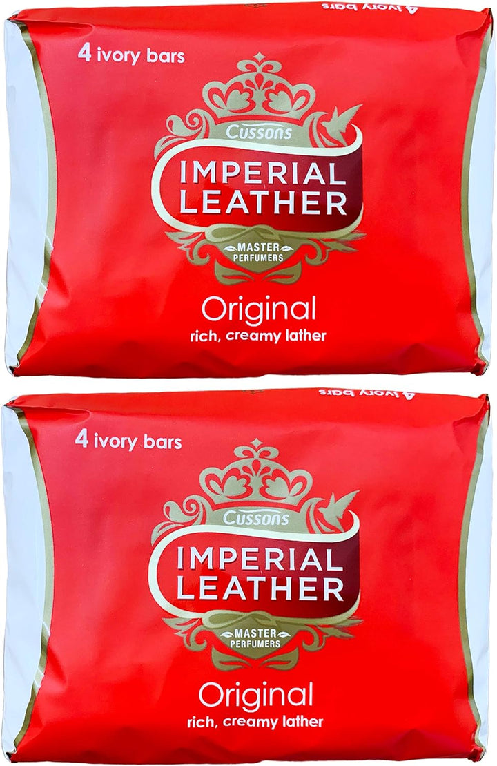 8 x Imperial Leather Original Soap Bars Multipack 8 x 100g Luxury Rich & Creamy Ivory Bars from PZ Cussons Halalzen