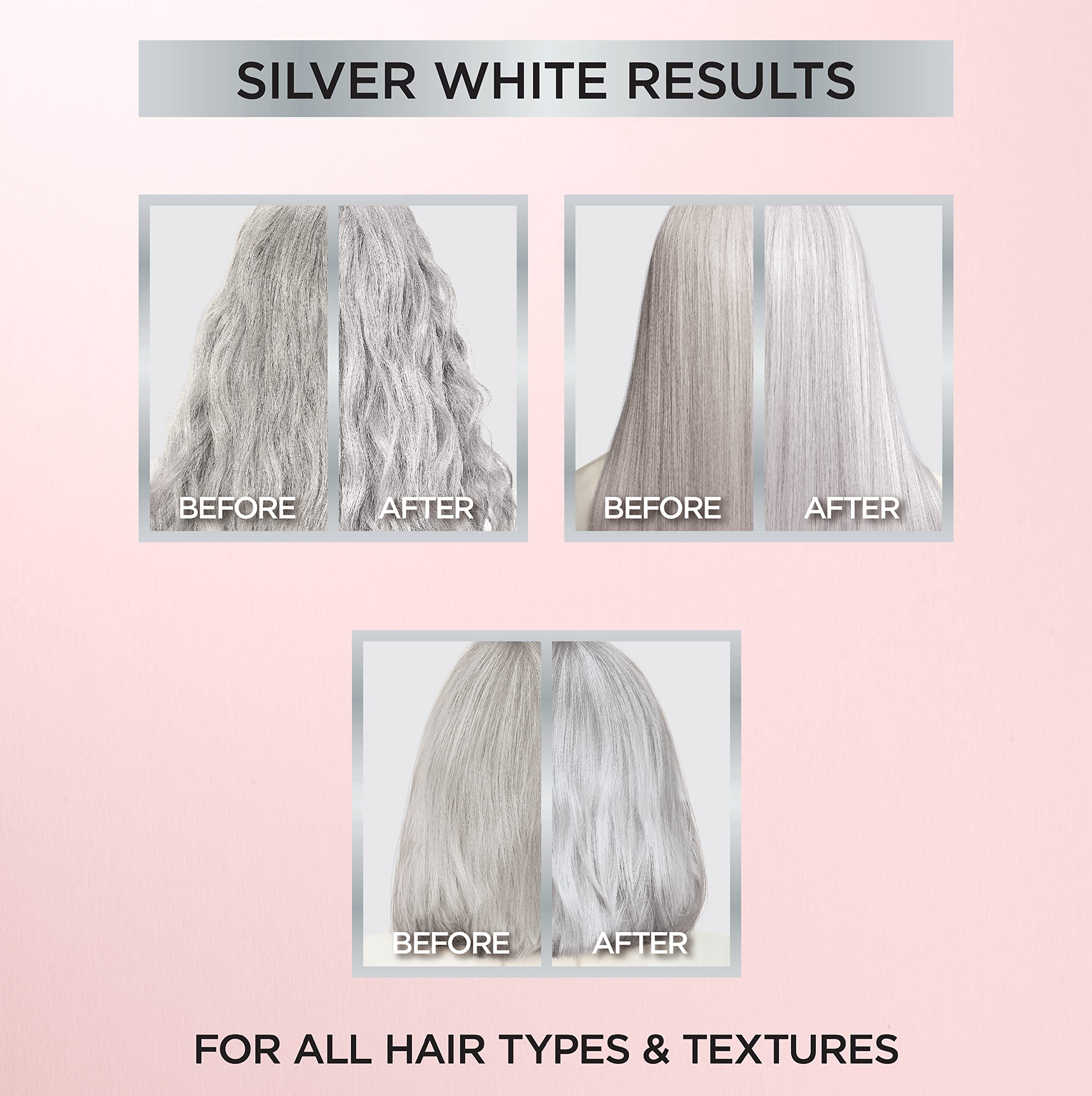 L’Oreal Paris Le Color Gloss One Step In-Shower Toning Hair Gloss for Bleached Hair, Neutralizes Brass, Conditions & Boosts Shine, Platinum Pearl, 4 Ounce