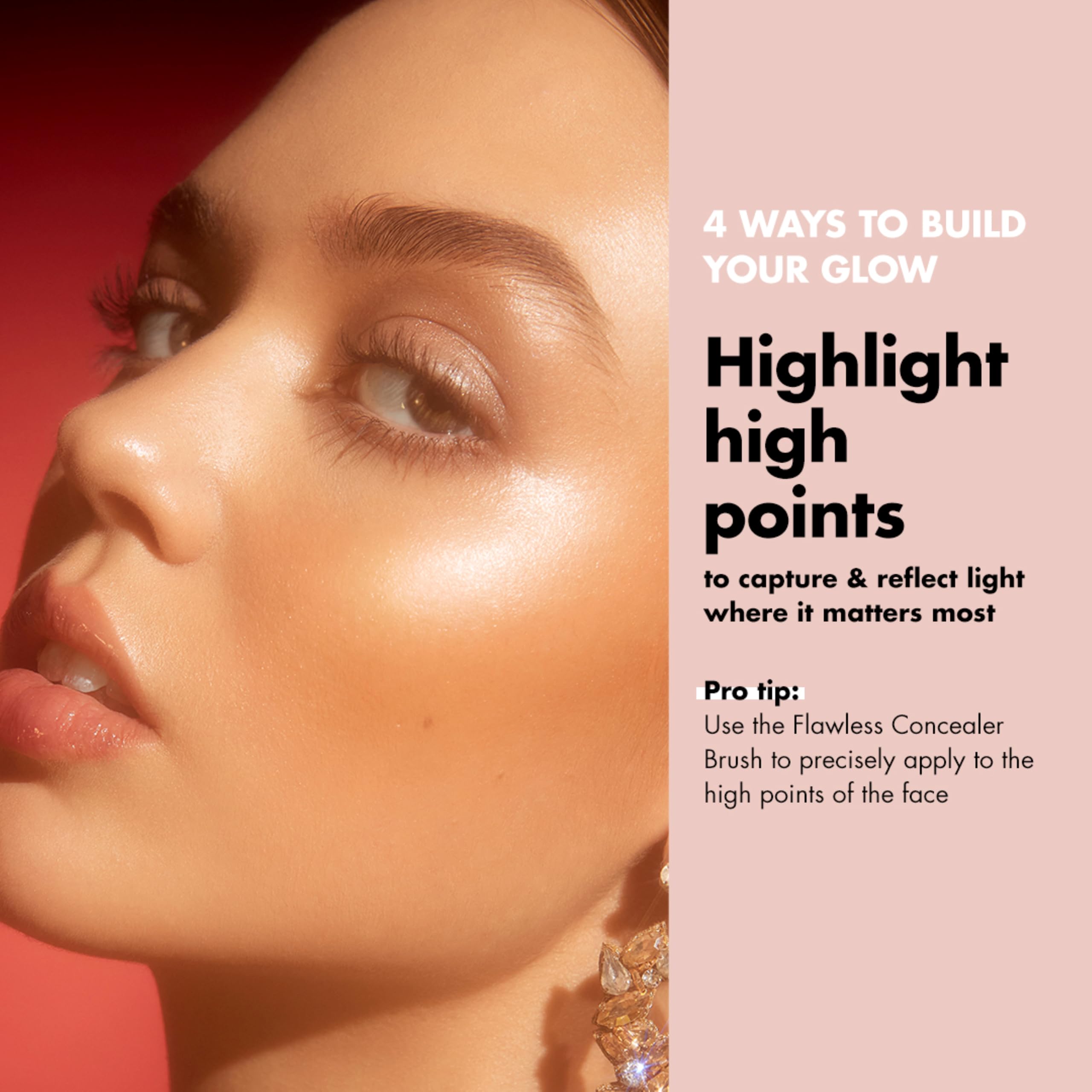 e.l.f. Halo Glow Liquid Filter, Complexion Booster For A Glowing, Soft-Focus Look, Infused With Hyaluronic Acid, Vegan & Cruelty-Free, 4 Medium Halalzen