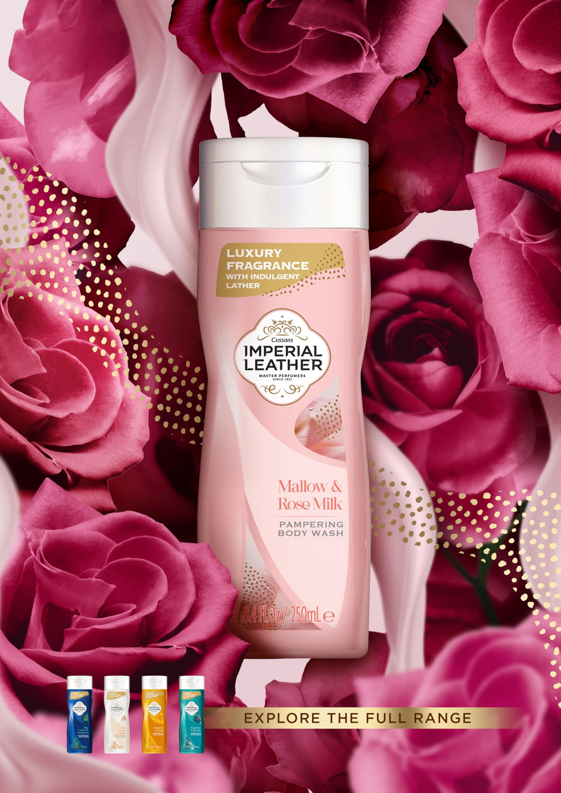 Imperial Leather Body Wash Cotton Flower & Vanilla 250ml