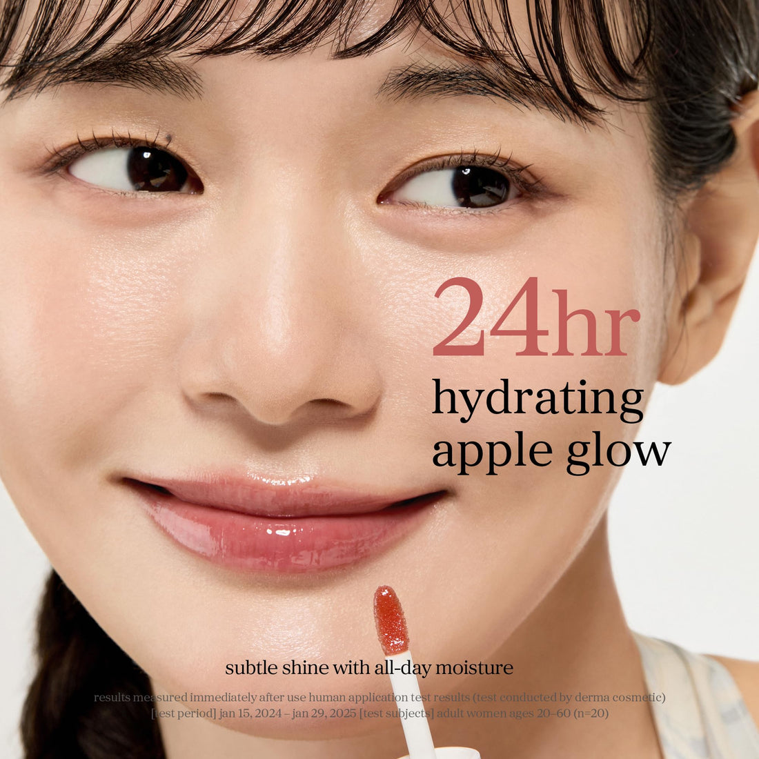 NOONI Korean Lip Oil - Applepeony | Long-Lasting, Moisturizing, Plumping, Revitalizing for Dry Lips, Waterproof, No Peel Off, Hydrating Lip Stain, Stocking Stuffers, Cute Stuff, 0.12 FL Oz Halalzen