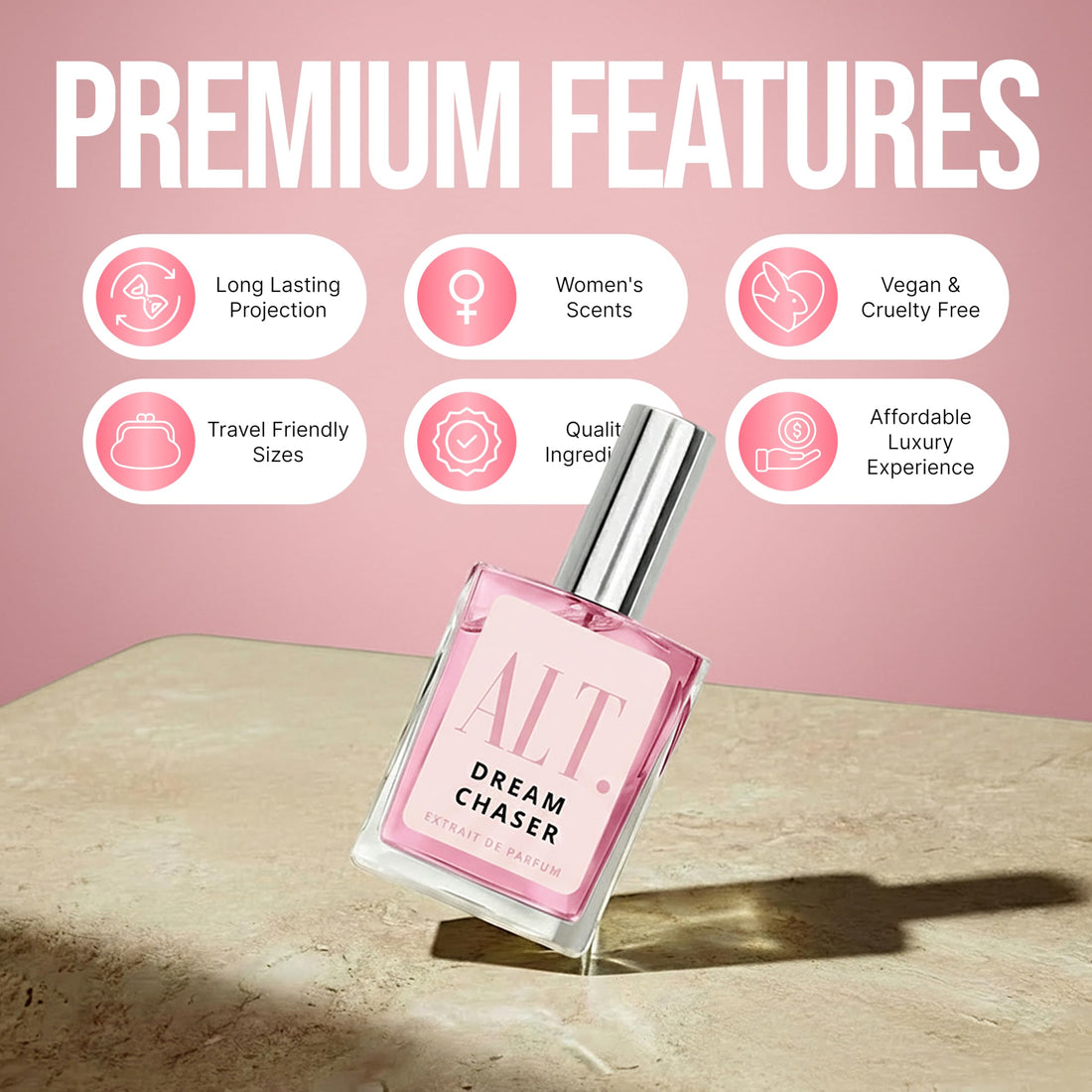 ALT. FRAGRANCES Crystal No. 23 – Inspired by Baccarat Rouge 540, Unisex Perfume, Extrait de Parfum, Long Lasting Perfume for Men & Women with Jasmine, Amberwood & Cedar Notes, 60ml
