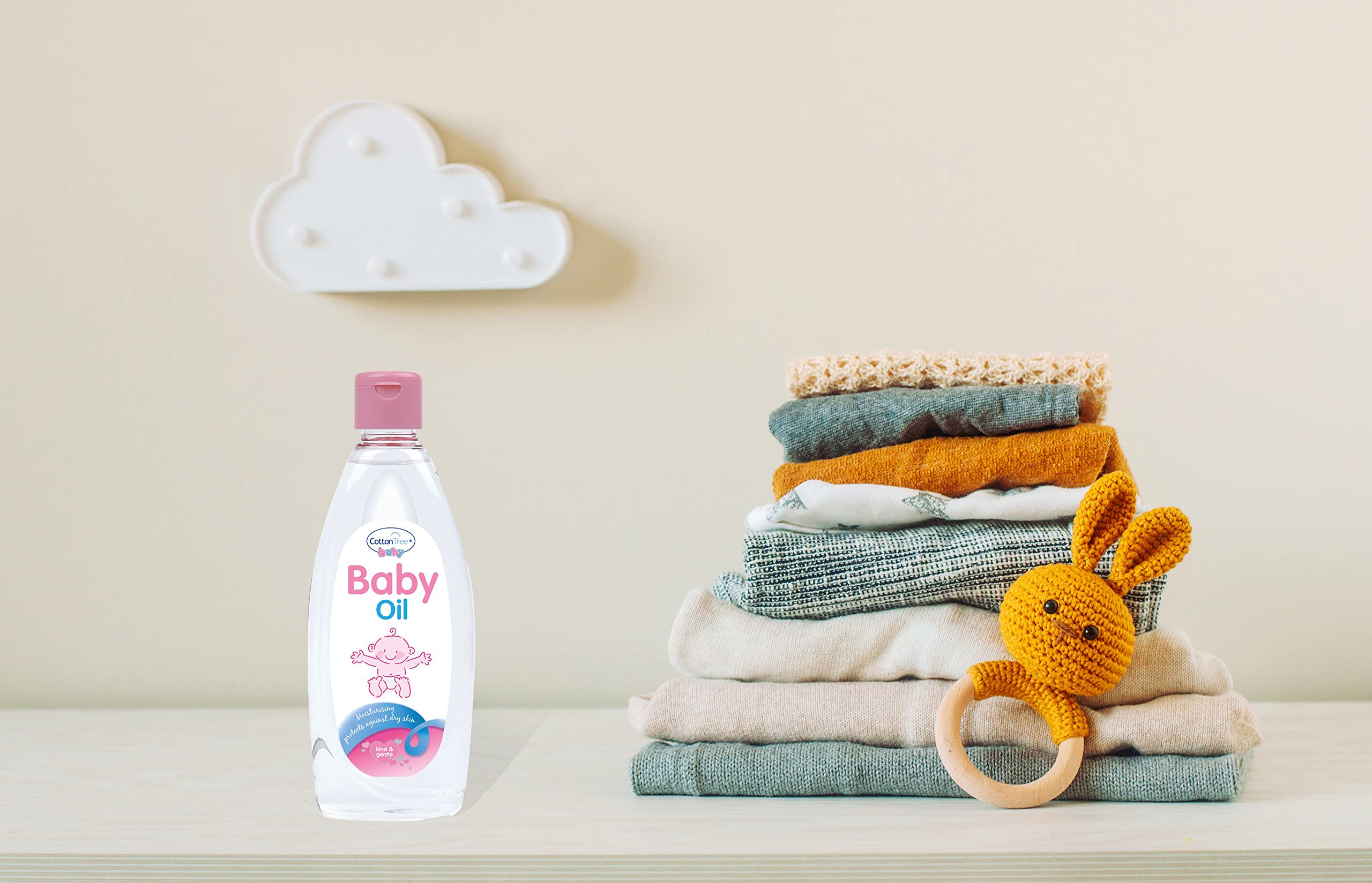 Cotton Tree Baby Oil, 335 ml Halalzen