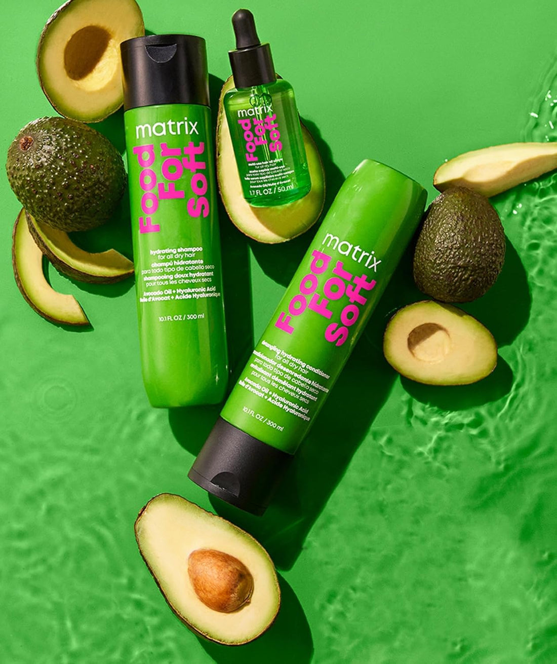 Matrix DUO Food For Soft Hydrating Shampoo with Avocado Oil and Hyaluronic Acid, for dry hair 1000ml & Food For Soft Detangling Conditioner with Avocado Oil and Hyaluronic Acid, for dry hair 1000ml Halalzen