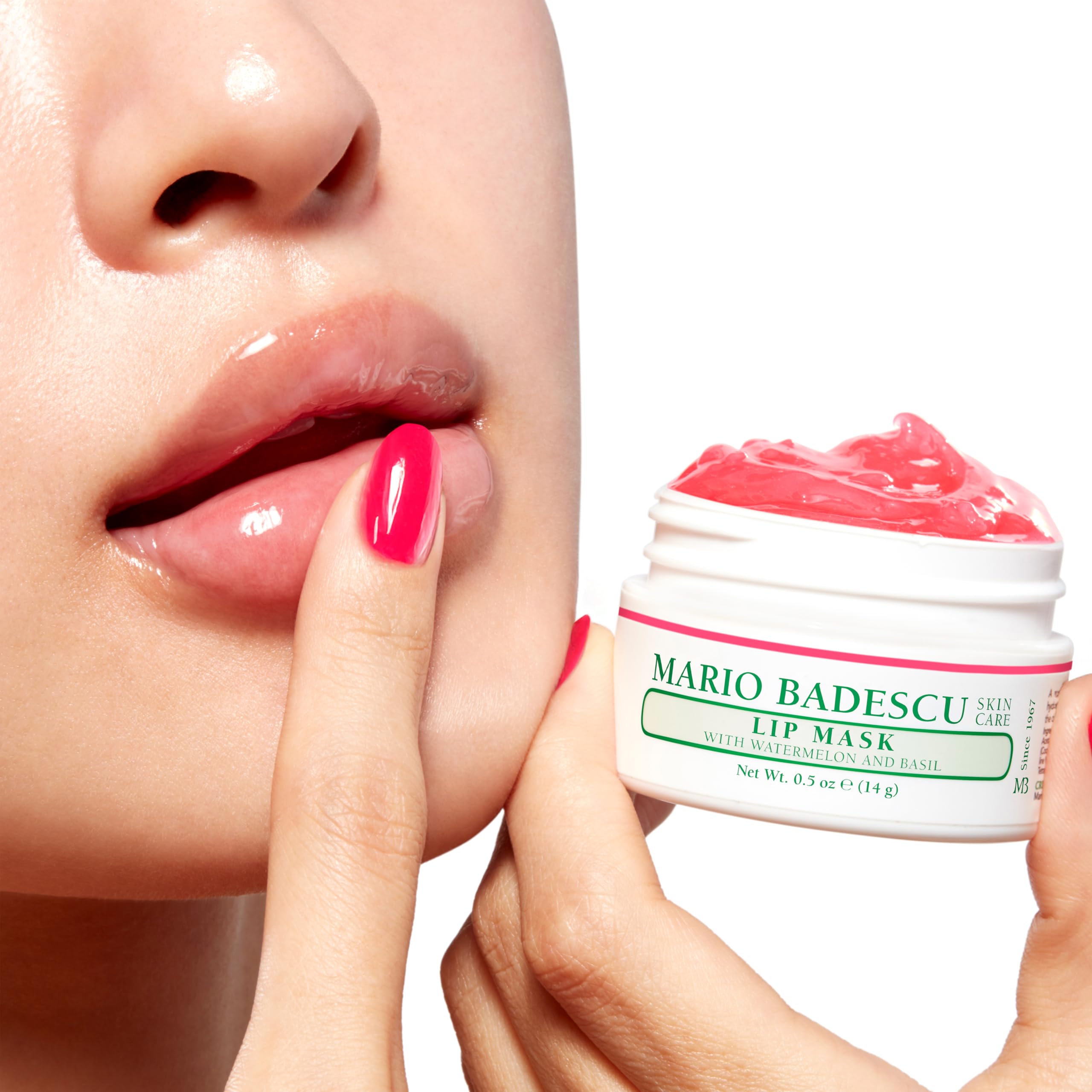 Mario Badescu Lip Mask, Overnight Lip Treatment Enriched With Skin Softening Coconut Oil and Hydrating Shea Butter Halalzen