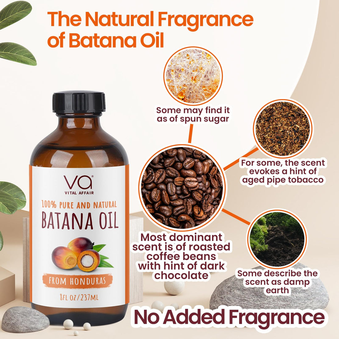 VITAL AFFAIR Blend Of Pure Rosemary Oil For Hair Growth With Castor, Batana, Jojoba Oil-Infused With Biotin & Vitamin E-Blend of Effective Hair Oils for Hair Growth-Strengthening Treatment 6 Fl Oz Halalzen