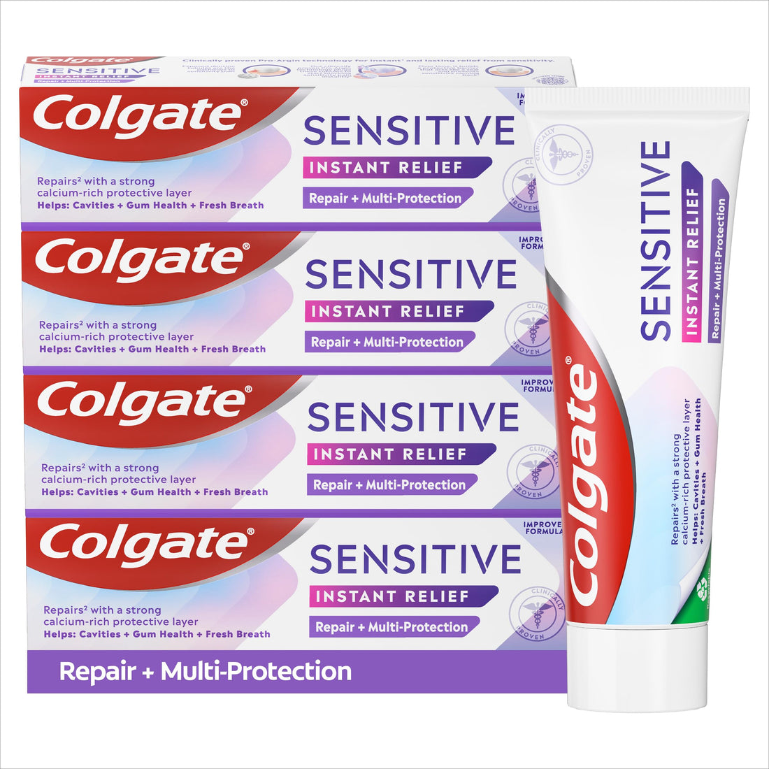 Colgate Sensitive Repair & Prevent + Gentle Whitening Toothpaste 75ml, Toothpaste for Sensitive Teeth, Acts in 1 Minute, Seals and Repairs Sensitive Areas of Teeth, Prevents Pain Coming Back