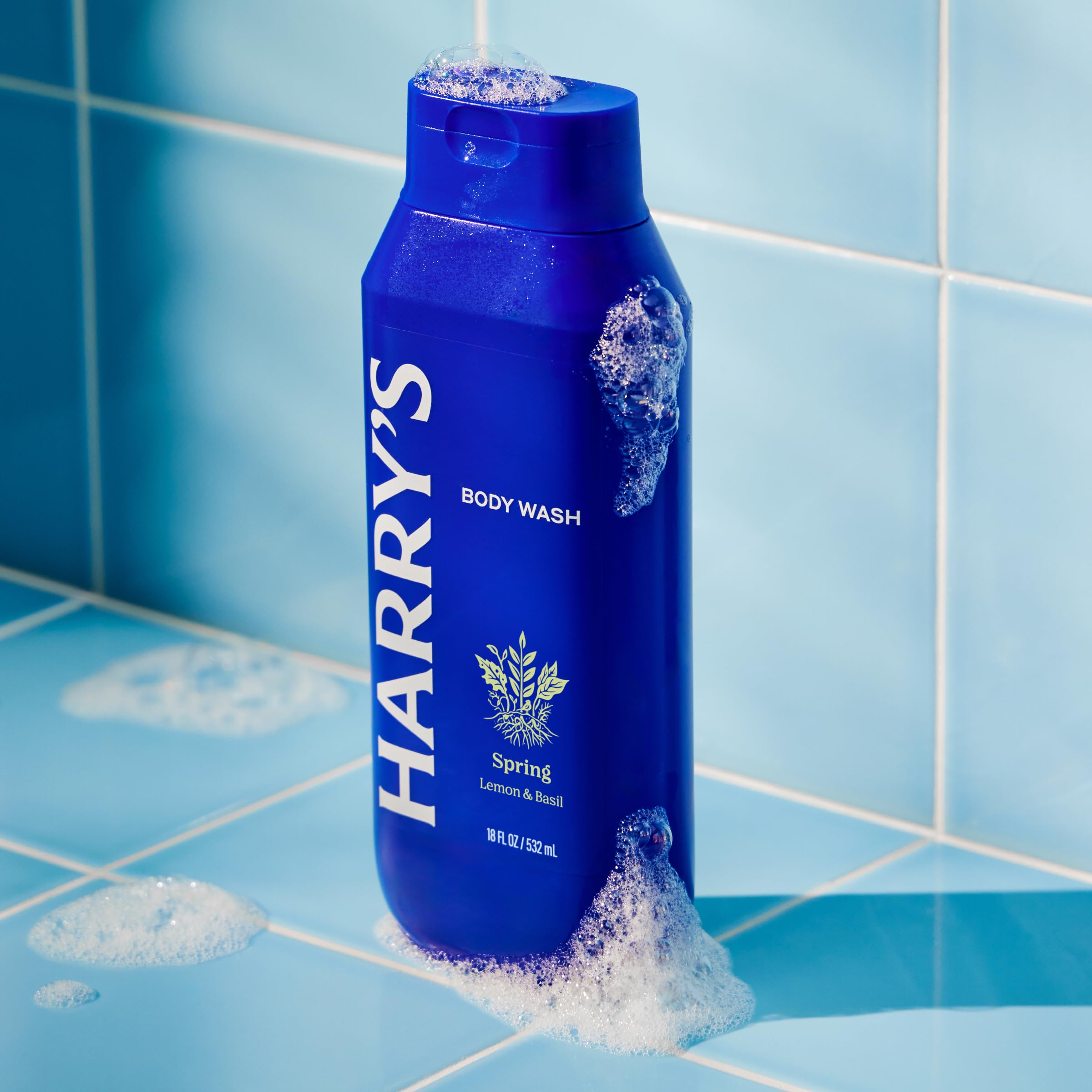 Harry's Men's Body Wash, Fig, 532ml, Pack of 3, Shower Gel for Men - No Parabens, Sulfates or Dyes