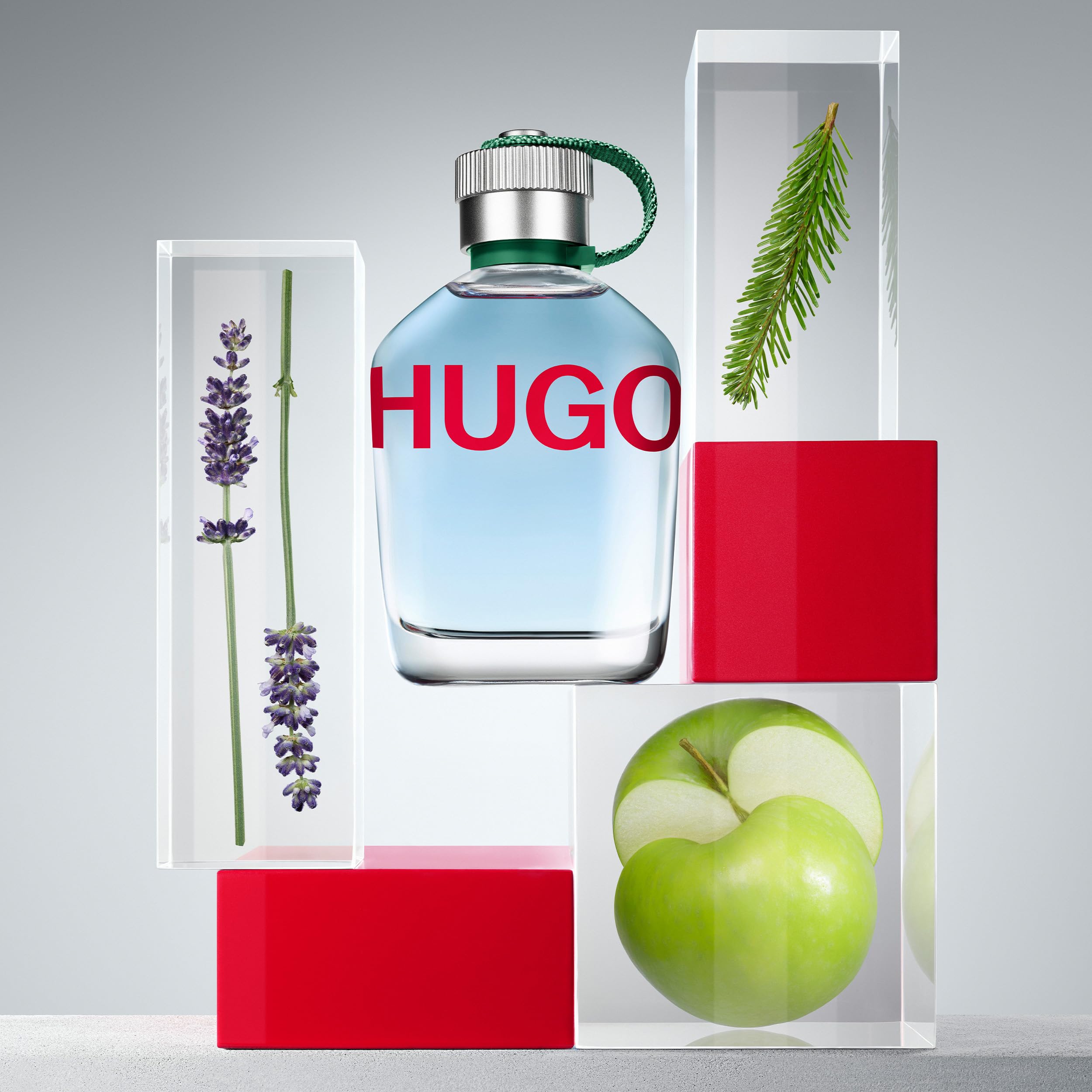 HUGO Man Eau de Toilette, Men's Perfume, Notes of Crispy Green Apple and Fir Balsam, Aromatic Fragrance, Medium Longevity