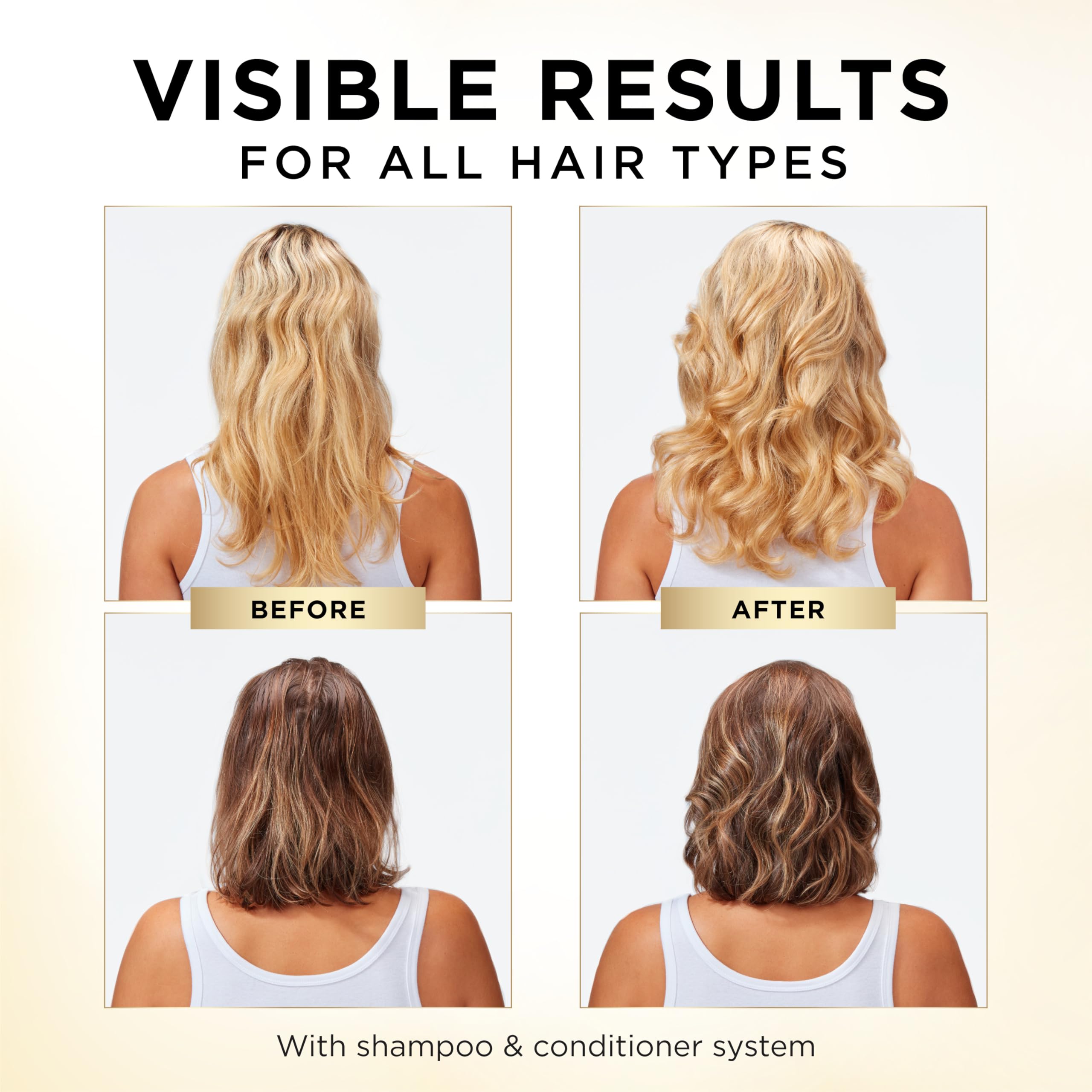 Pantene Shampoo & Conditioner Set, Daily Moisture Renewal - Pro-V Nutrients for Dry, Color-Treated, Straight to Curly Hair, 72-Hour Hydration & Softness, 52.8 Oz Total + Miracle Rescue Shot (0.5 Oz) Halalzen