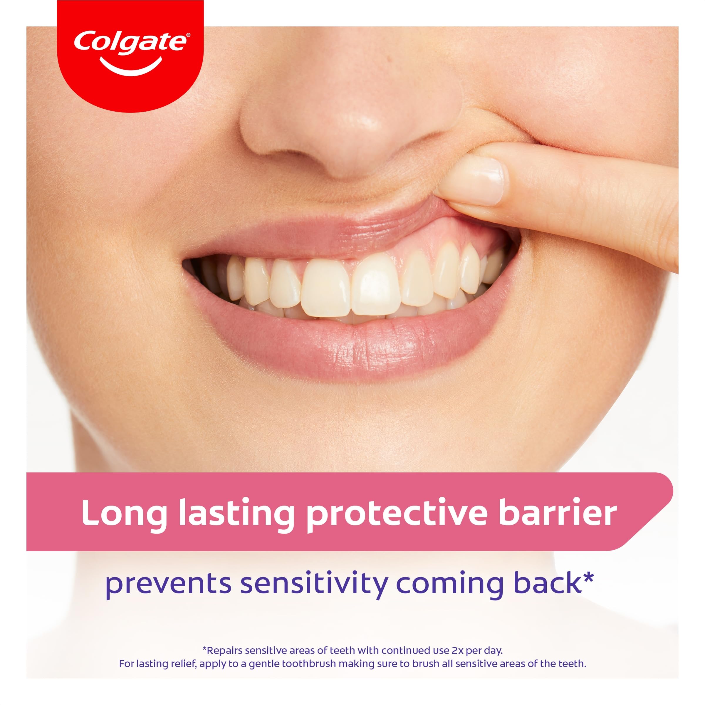 Colgate Sensitive Repair & Prevent + Gentle Whitening Toothpaste 75ml, Toothpaste for Sensitive Teeth, Acts in 1 Minute, Seals and Repairs Sensitive Areas of Teeth, Prevents Pain Coming Back