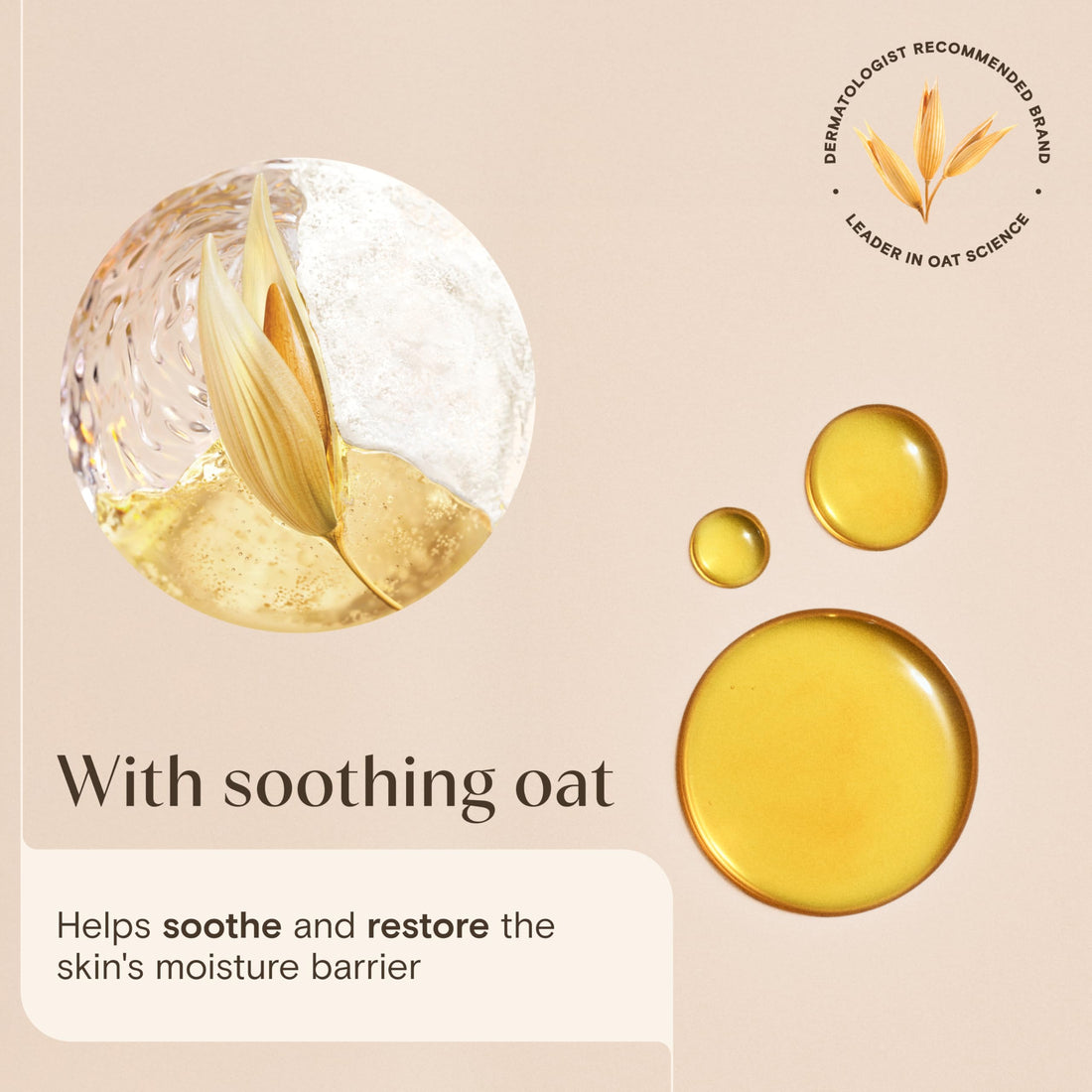 Aveeno Daily Moisturising Body Wash (1x 500ml), Gentle Body Wash with Soothing Colloidal Oatmeal, Nourishing Body Cleanser for Sensitive and Normal to Dry Skin