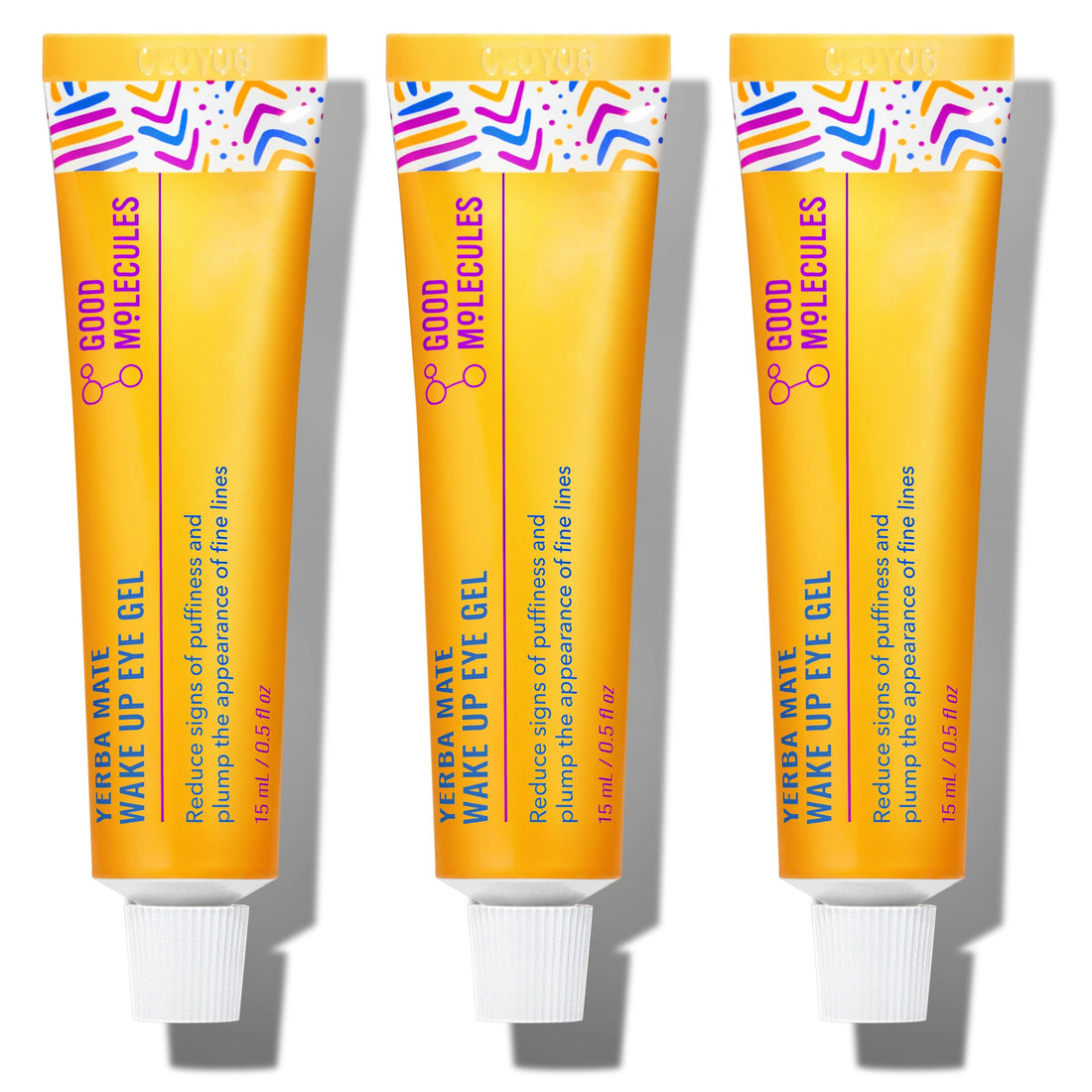Good Molecules Yerba Mate Wake Up Eye Gel - Hydrating Under Eye Gel Cream with Hyaluronic Acid and Caffeine - Target Dark Circles and Puffiness - Skin Care for Face Halalzen
