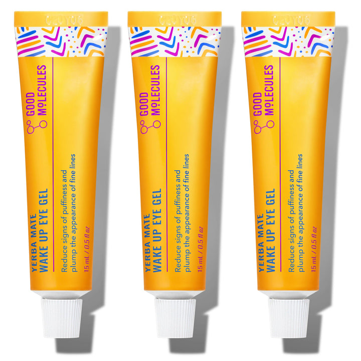 Good Molecules Yerba Mate Wake Up Eye Gel - Hydrating Under Eye Gel Cream with Hyaluronic Acid and Caffeine - Target Dark Circles and Puffiness - Skin Care for Face Halalzen