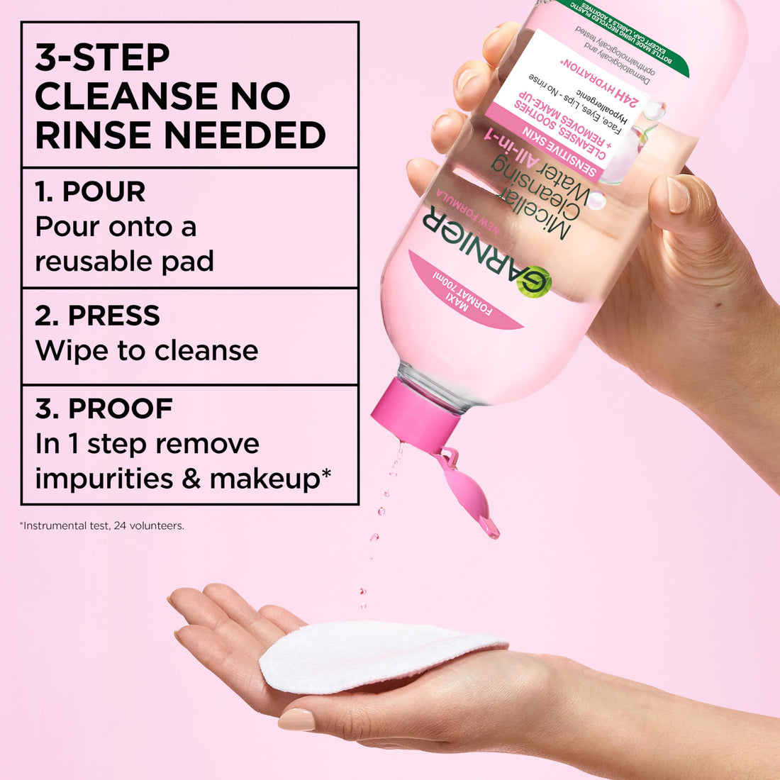 Garnier Micellar Cleansing Water 700ml, Gentle face cleanser & Make up Remover, Suitable For All Skin Types Including Sensitive Skin, Soothing Formula, Dermatologically Tested Halalzen