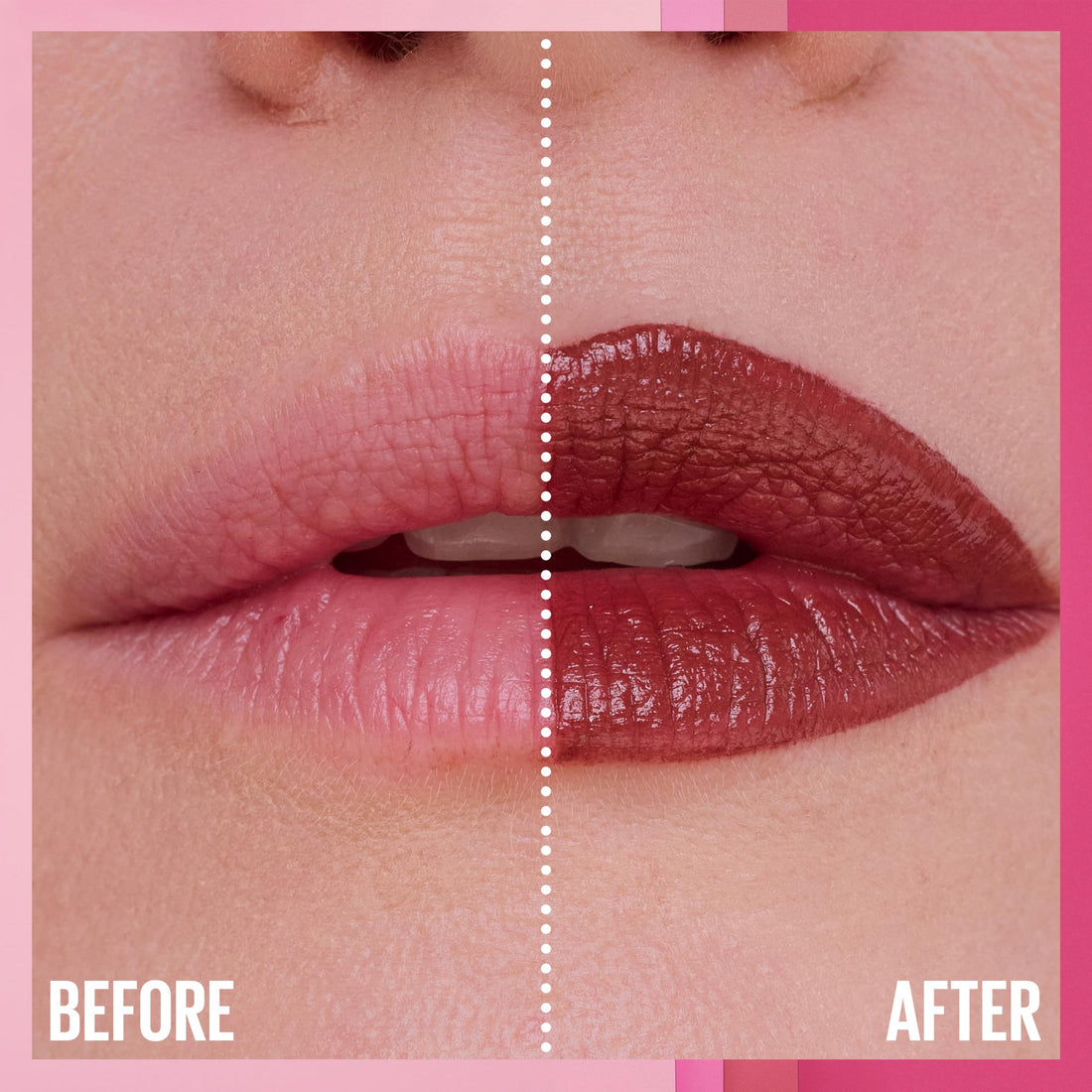 MAYBELLINE Serum-Lippenstift, Feuchtigkeitsspendendes Lippen-Make-up mit 8 Stunden Lippenauffüllender Feuchtigkeit mit Hyaluronsäure + Öl-Mischung, Wild Card (Mitteltoniges Rot Matt)