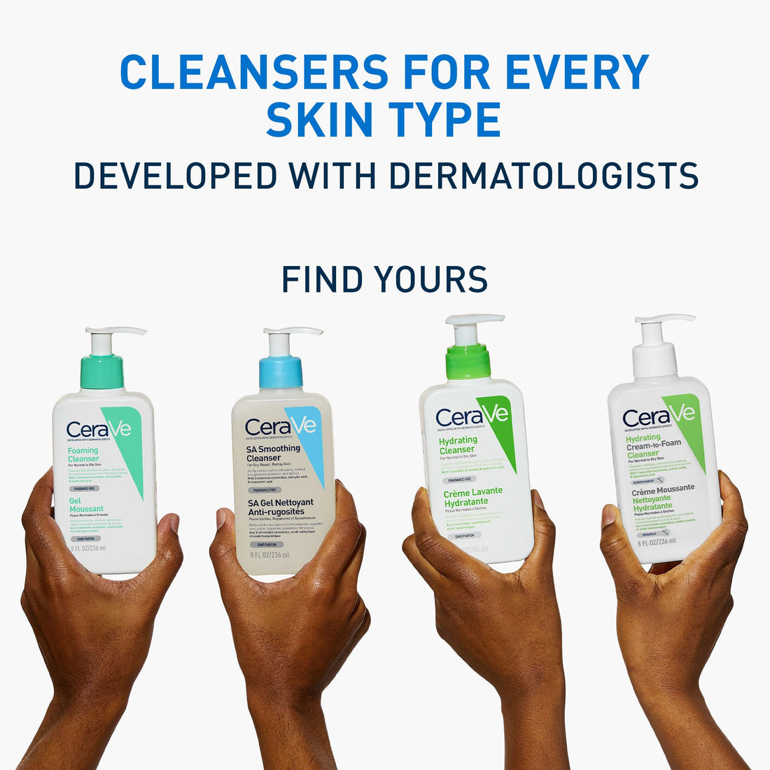 CeraVe Hydrating Cleanser for Normal to Dry Skin 236 ml with Hyaluronic Acid and 3 Essential Ceramides