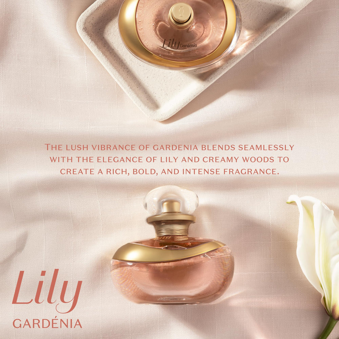 O Boticário Lily Eau de Parfum - Long Lasting Perfume for Women - 2.5 oz / 75 ml, Premium Brazilian Floral Fragrance with Lily & Jasmine Notes, Elegant Signature Scent, Women's Perfume Gift