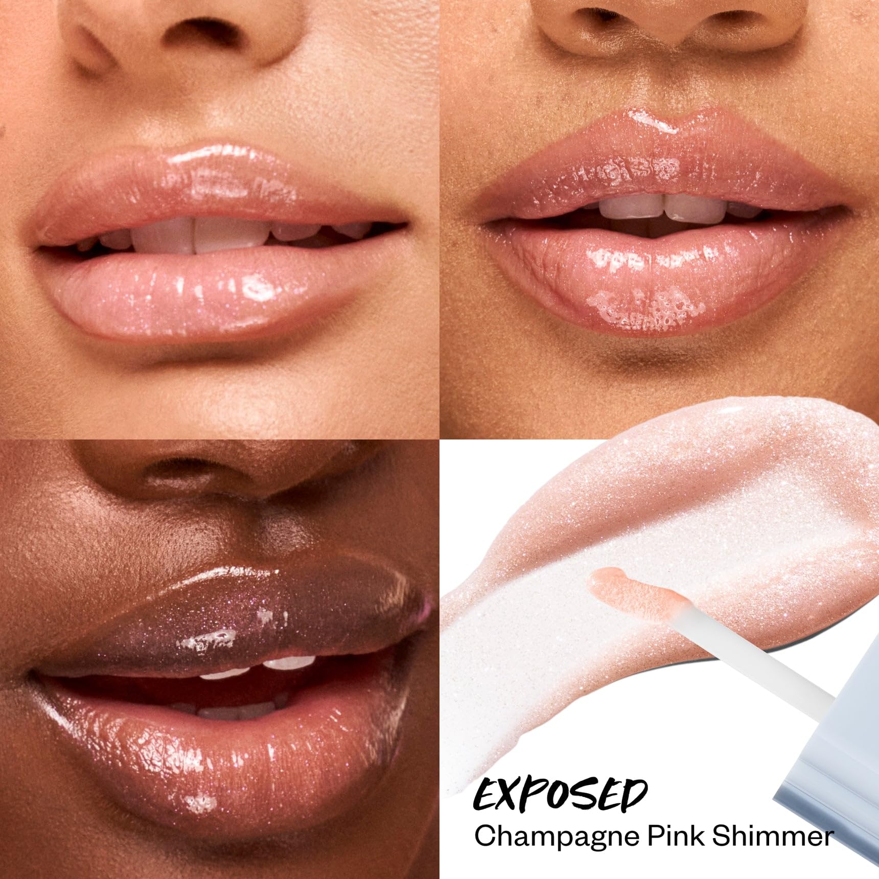 Kosas Wet Lip Oil Gloss - Hydrating Lip Plumping Treatment with Hyaluronic Acid & Peptides, Non-Sticky Finish (Malibu) Halalzen