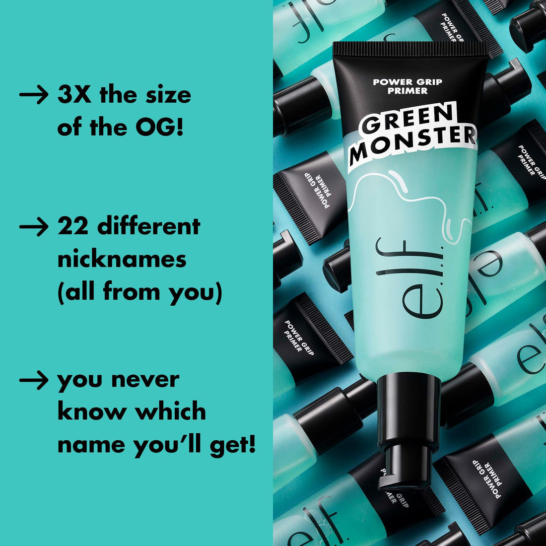 e.l.f. Power Grip Primer, Gel-Based & Hydrating Face Primer For Smoothing Skin & Gripping Makeup, Moisturizes & Primes, 0.811 Fl Oz (24 ml.) Halalzen