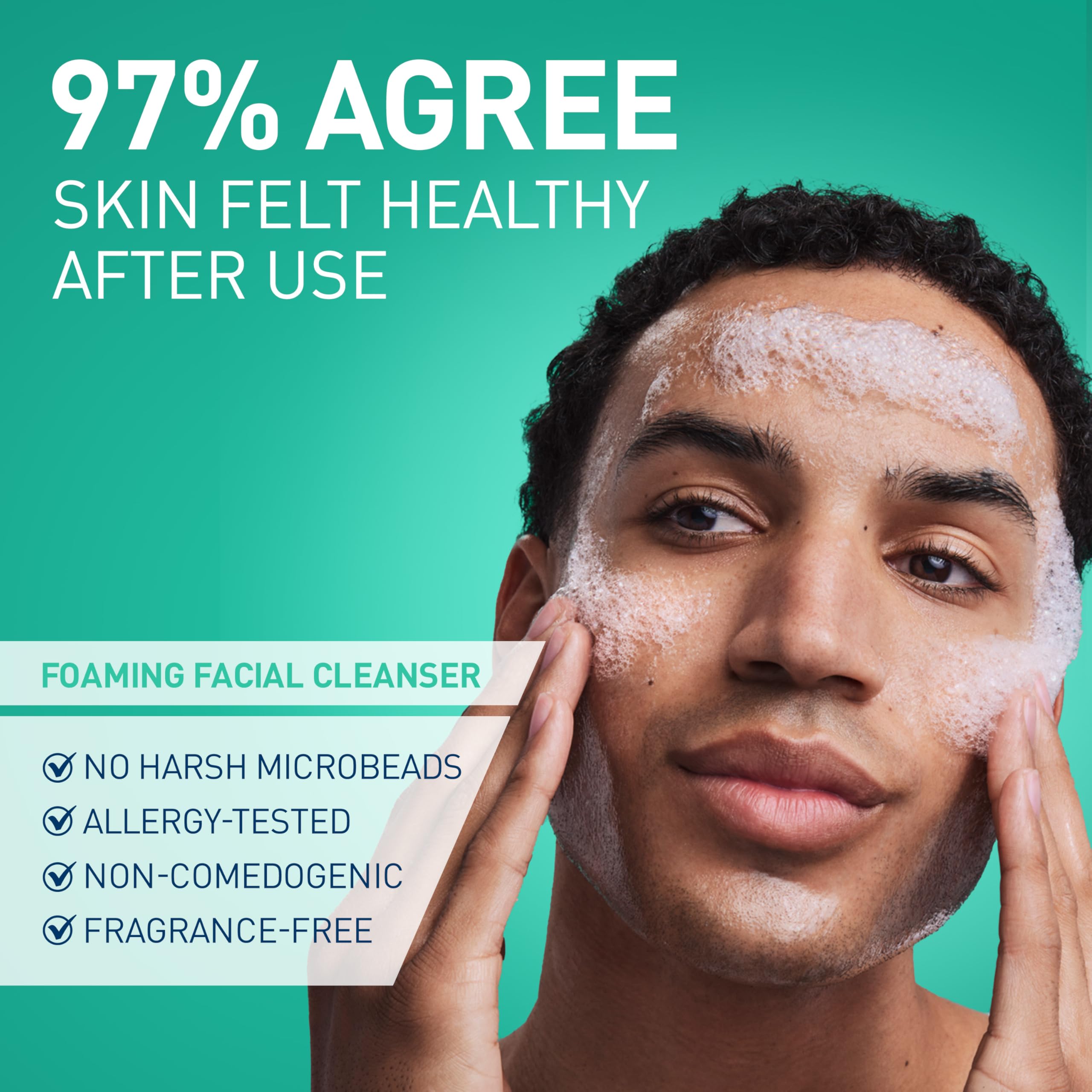 CeraVe Foaming Facial Cleanser, Daily Face Wash for Oily Skin, Hyaluronic Acid + Ceramides + Niacinamide, Fragrance Free, Non-Drying Oil Control Face Wash, 16 Fluid Ounces