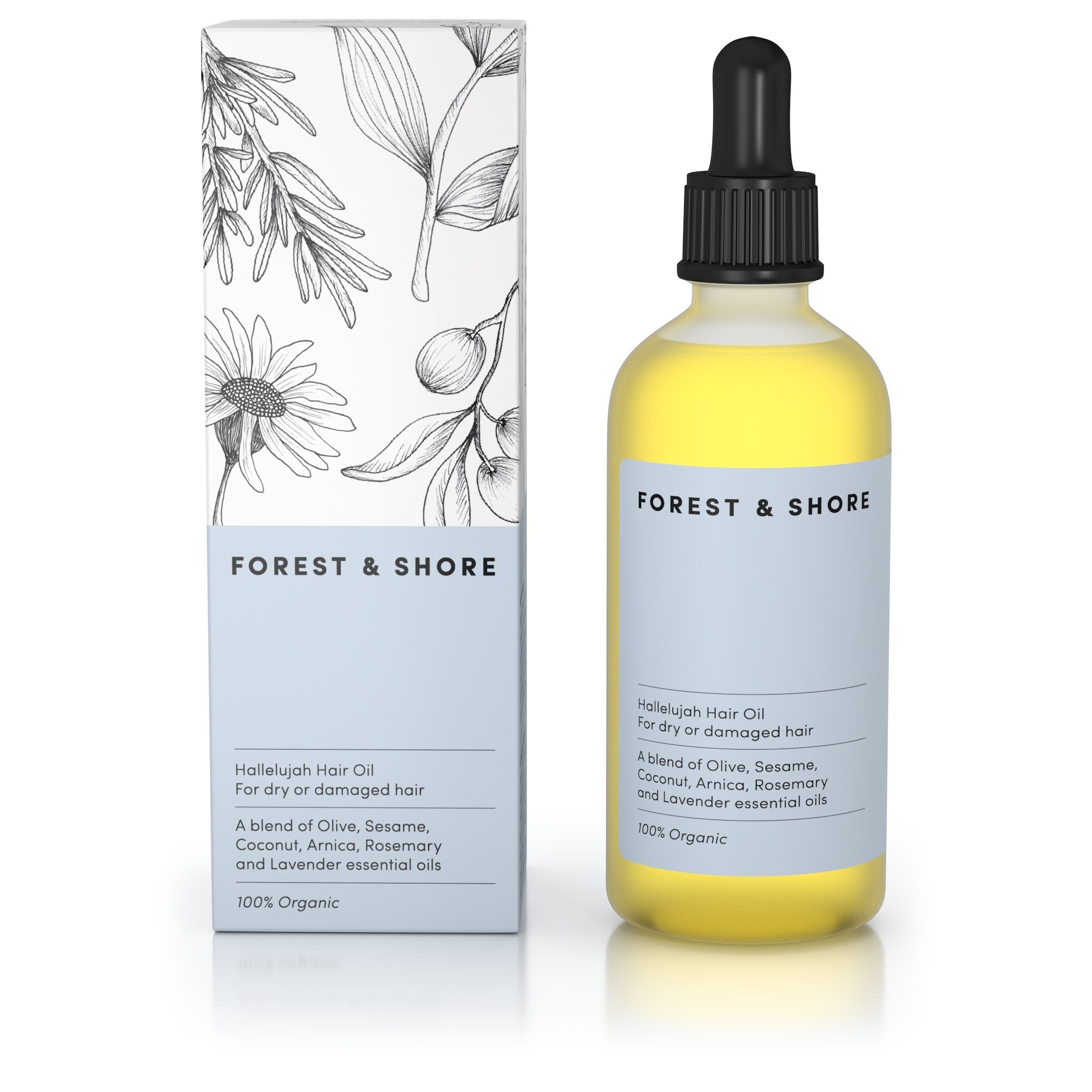 Hair Growth Oil 100% Natural Hair Oil with Caffeine, Biotin, Castor Oil, Argan Oil, Coconut Oil, and Rosemary Oil Effective Thickening Mask & Hair Loss Treatment