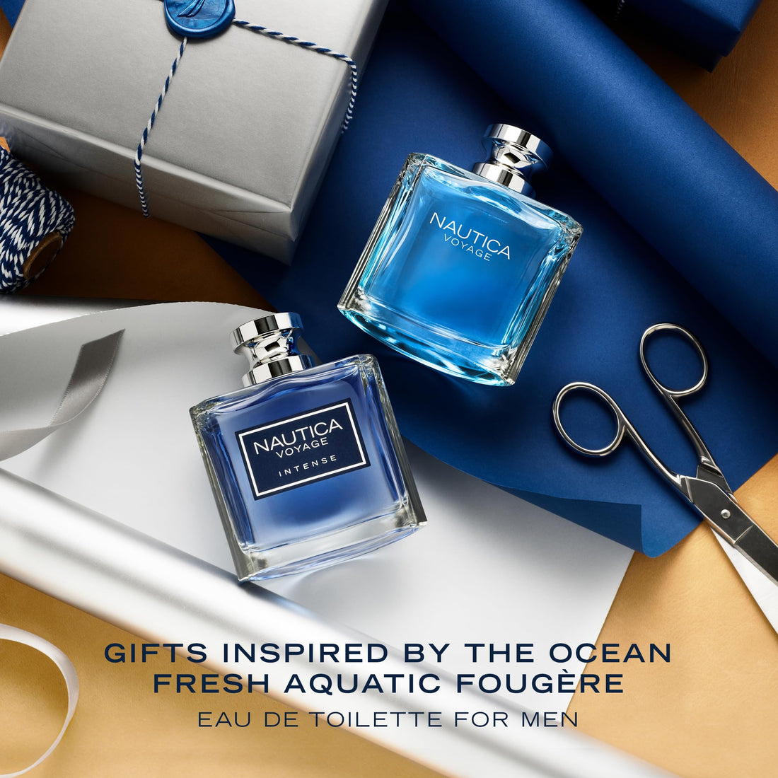 Nautica Voyage Eau De Toilette, Cologne et Parfum Pour Homme, Senteur Fraîche, Romantique, Fruitée avec des Notes Boisées et Aquatiques de Pomme, Lotus d'eau, Bois de Cèdre et Musc Idéal pour un Usage Quotidien, Longue Tenue 98 ml