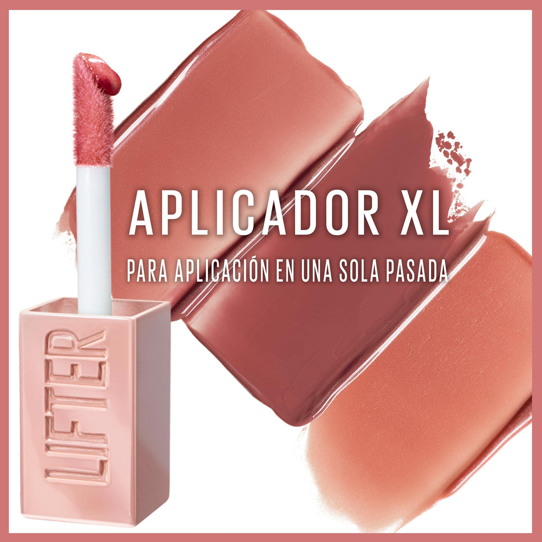 Maybelline Lifter Gloss, Hydrating Lip Gloss with Hyaluronic Acid, 002 Ice (Light Pink), Creates Fuller-Looking, Shiny, Moisturised and Plumped Lips. Non-sticky Halalzen