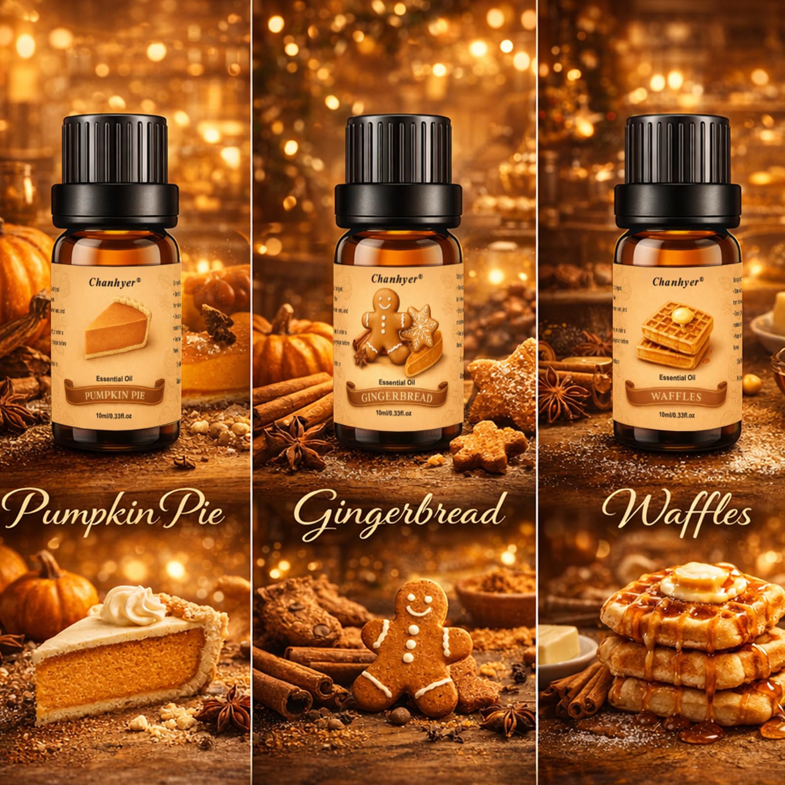 Hotel Collection Essential Oils for Diffusers for Home - 6 x 10 ml Luxury Scented Oil Set with Luxury Night,Jasmine Peppermint,White Tea,Citrus Happiness,My Way,Hotel Lobby,Gift for Women and Men
