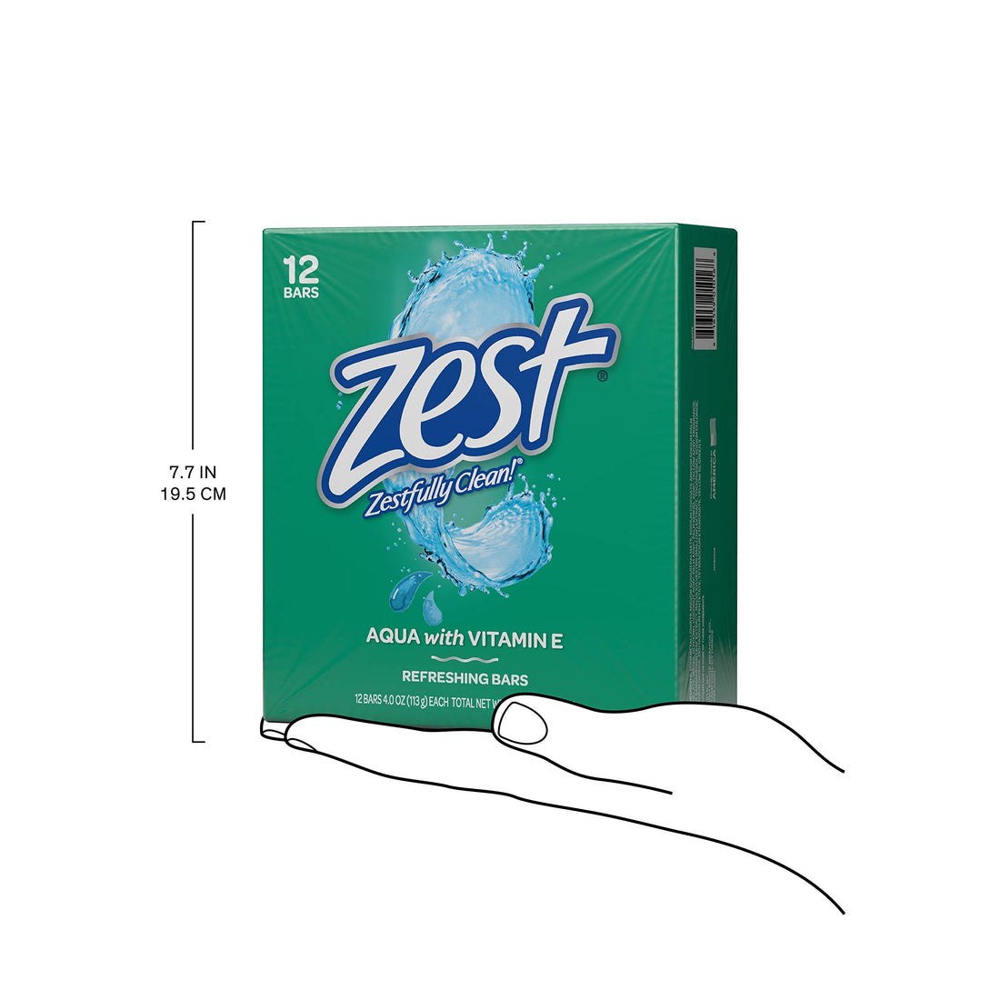 Zest Bar Soap - 8 Bars - Enriched With Cocoa Butter And Shea for Ultra Moisturizing Cleansing - Leaves Your Body Feeling Silky Smooth And Deeply Moisturized