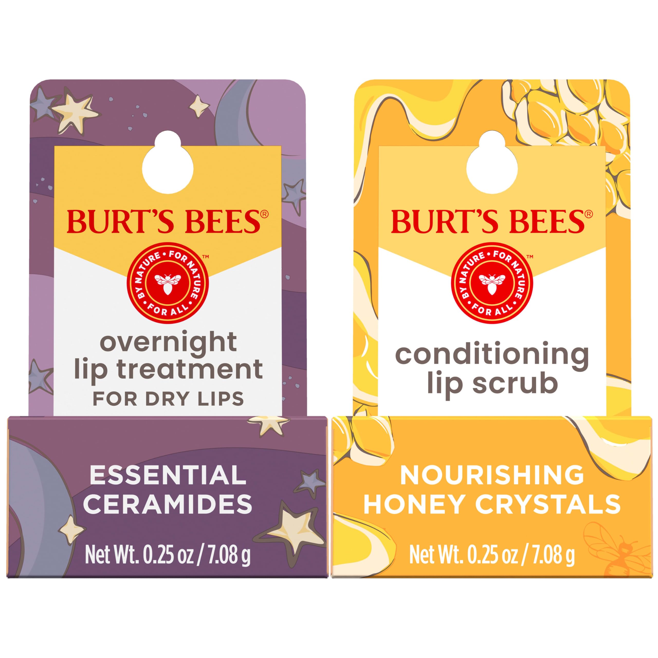 Burt's Bees Overnight Lip Sleeping Mask, 0.25 oz - Moisturizing, Hydrating, Exfoliating, Reduces Fine Lines, Ceramide Infused, Passionfruit Scent Halalzen