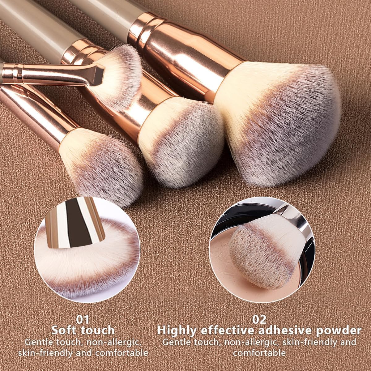 Makeup Brush Set 31 Pcs Makeup Tool, Multi-functional Makeup Kit Premium Synthetic Brush Make up Brushes Set for Women Halalzen