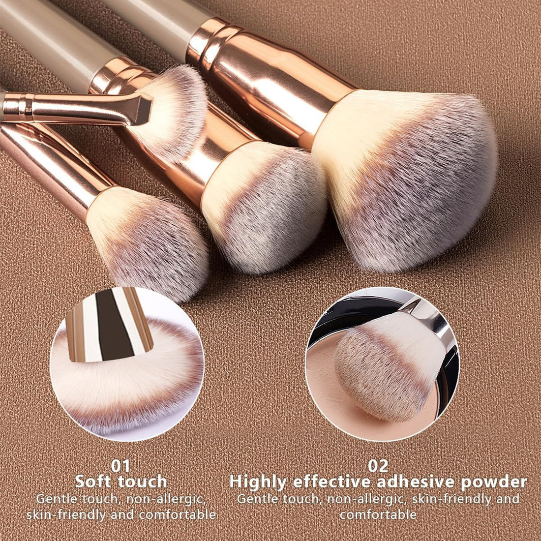 Makeup Brush Set 31 Pcs Makeup Tool, Multi-functional Makeup Kit Premium Synthetic Brush Make up Brushes Set for Women Halalzen