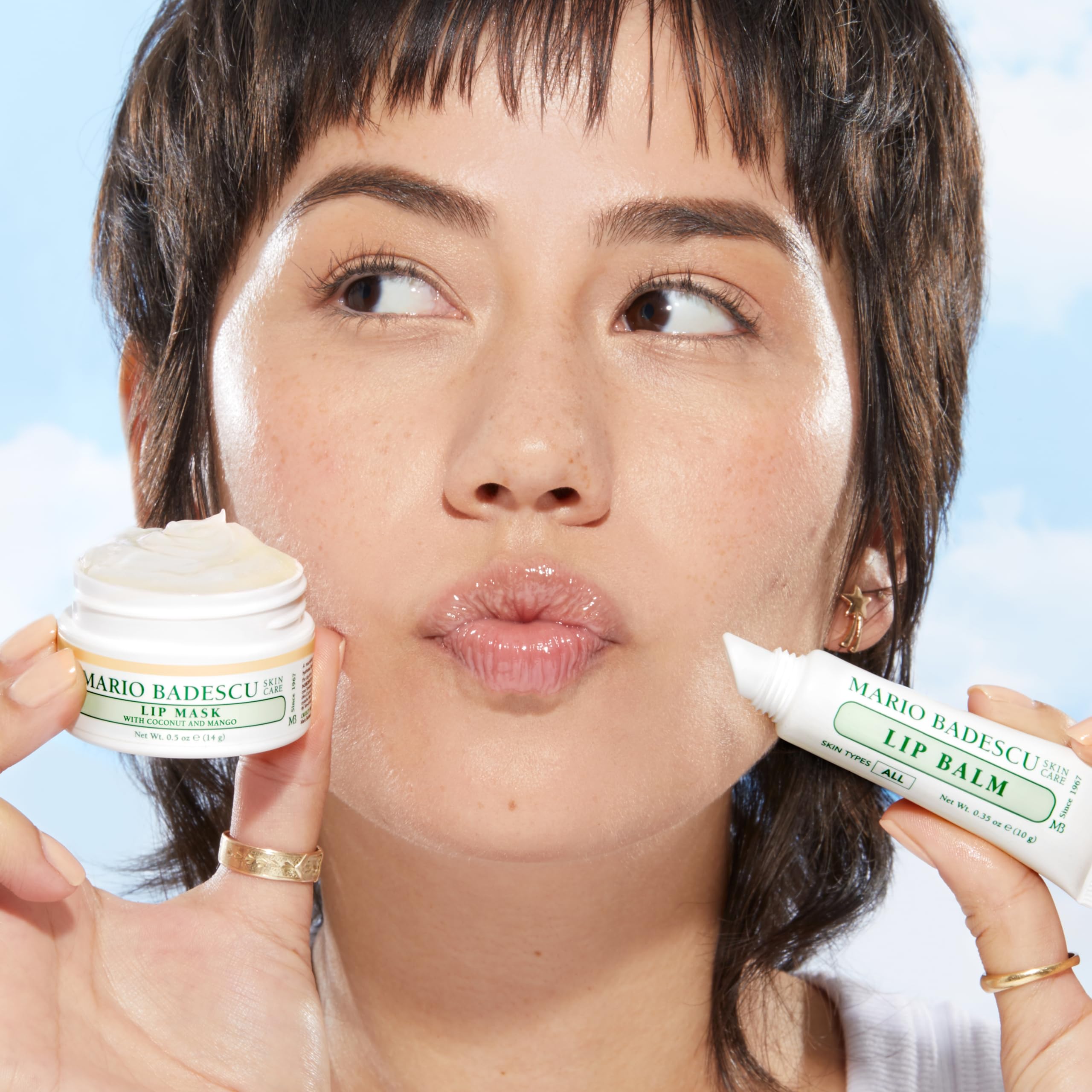 Mario Badescu Lip Mask, Overnight Lip Treatment Enriched With Skin Softening Coconut Oil and Hydrating Shea Butter Halalzen