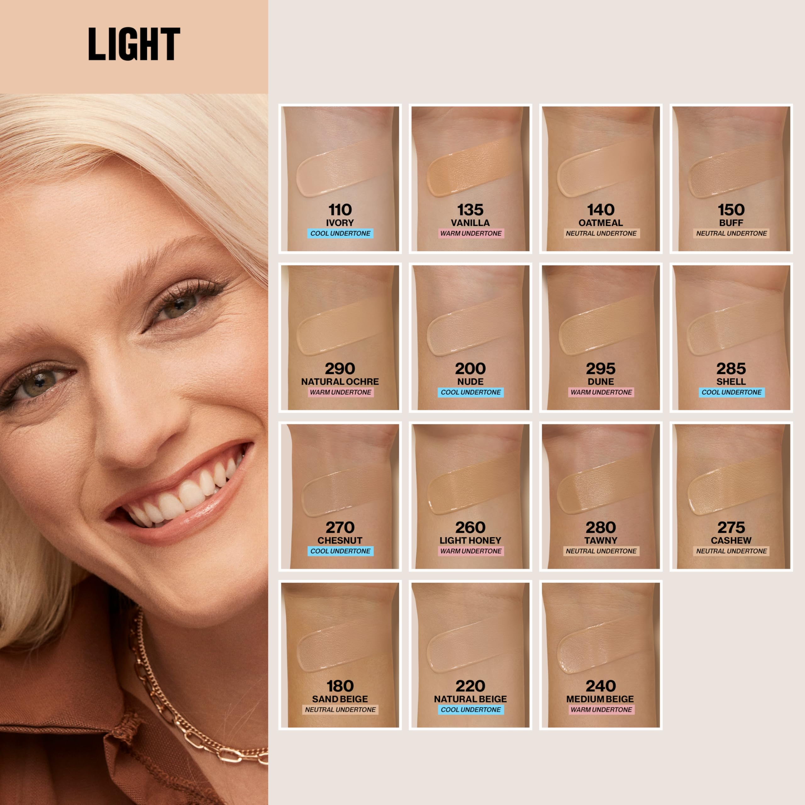 Revlon Colorstay Liquid Foundation Makeup for Combination/Oily Skin SPF15 Medium to Full Coverage (30ml) Matte Finish, Buff (150) Unisex Halalzen