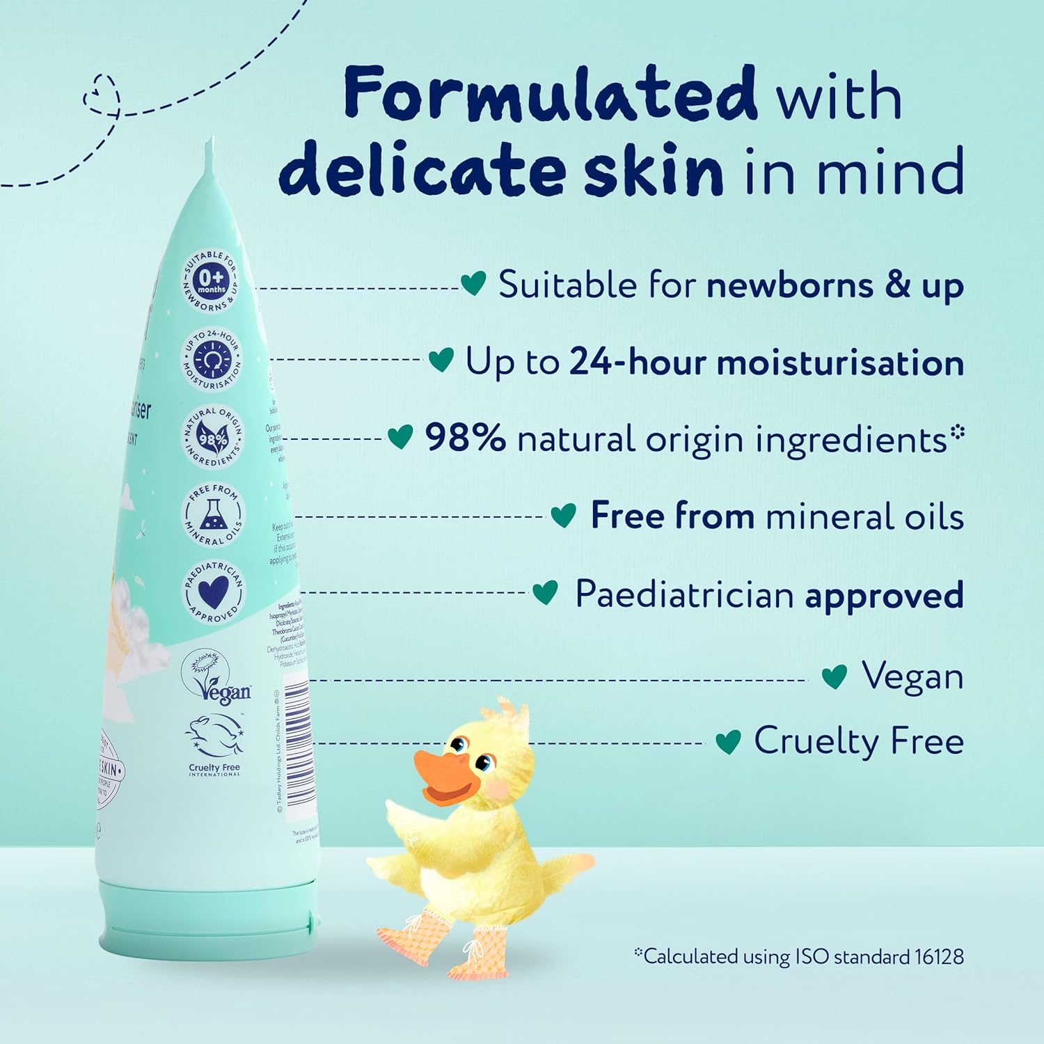 Childs Farm Baby Regime Bundle | Bubble Bath (250ml), Shampoo & Body Wash (250ml) and Body Moisturiser (200ml) | Baby Soft Scent | Suitable for Newborns with Sensitive, Dry, Itchy Skin
