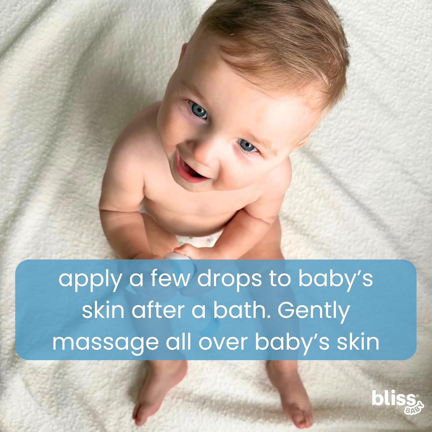 Bliss Baby Oil, All Natural, Premium & Unscented, Vegan - Made with Organic Avocado Oil, Coconut Oil, Dermatologist Tested, Soothing & Hydrating Baby Massage Oil, Travel Size 4 fl. Oz. Halalzen