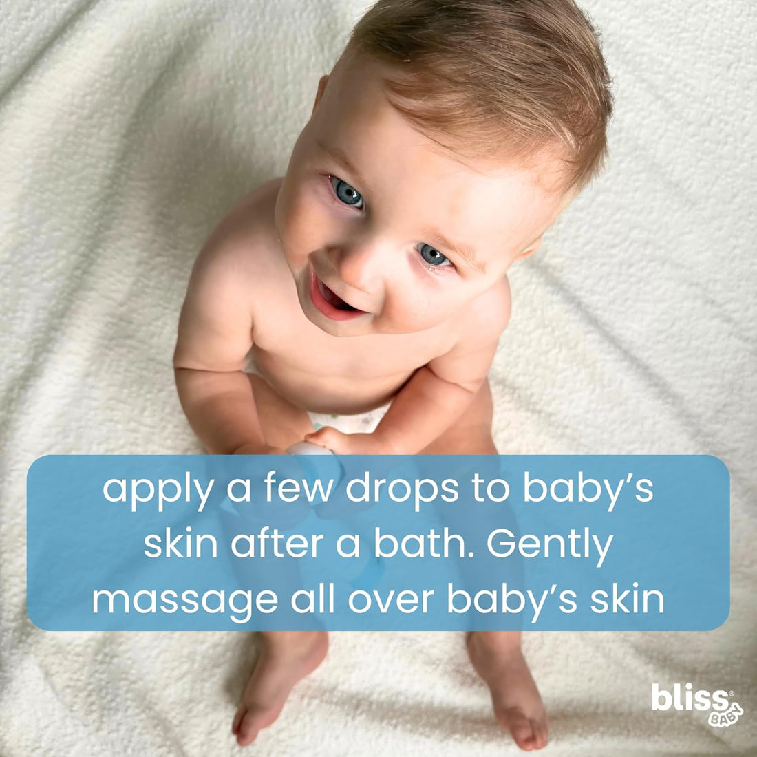 Bliss Baby Oil, All Natural, Premium & Unscented, Vegan - Made with Organic Avocado Oil, Coconut Oil, Dermatologist Tested, Soothing & Hydrating Baby Massage Oil, Travel Size 4 fl. Oz. Halalzen