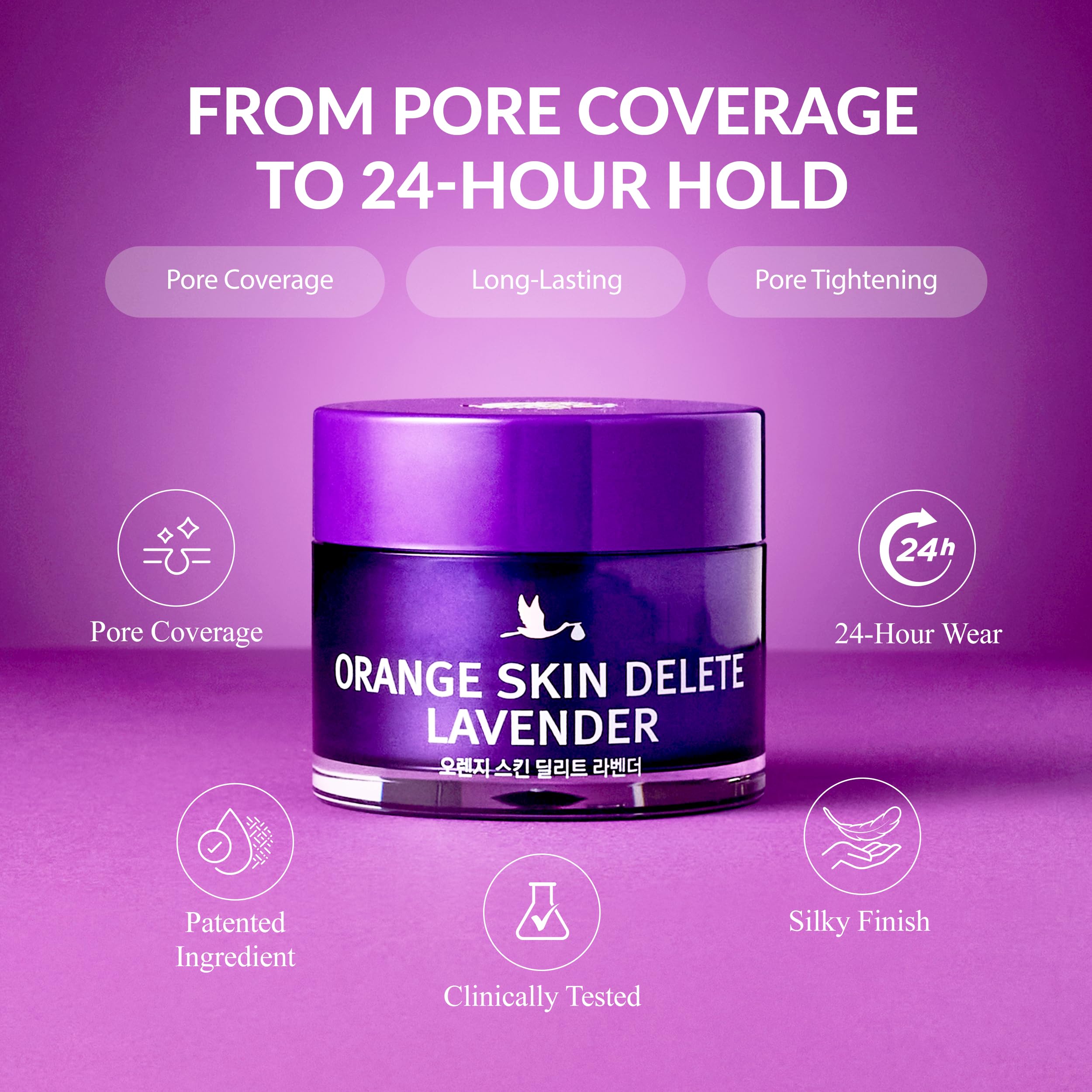 Orange Skin Delete Original Pore Primer Korean Makeup 30g 1.06 oz Halalzen
