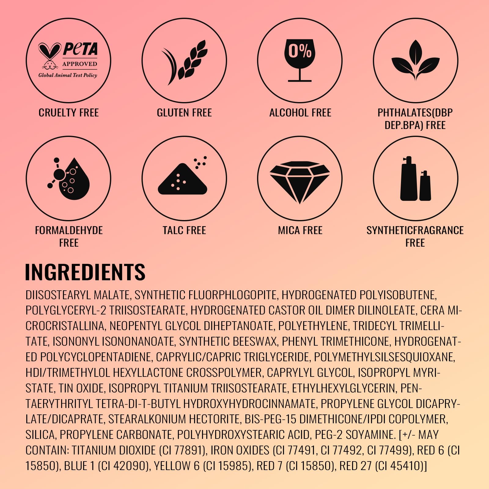 OULAC Metallic Shine Glitter Lipstick, Pink High Impact Lipcolor, Lightweight Soft and Ultra Hydrating, Long Lasting, Vegan & Cruelty-Free, Full-Coverage Lip Color 4.3 g/0.15 HIP & HIPPIE(11) Halalzen