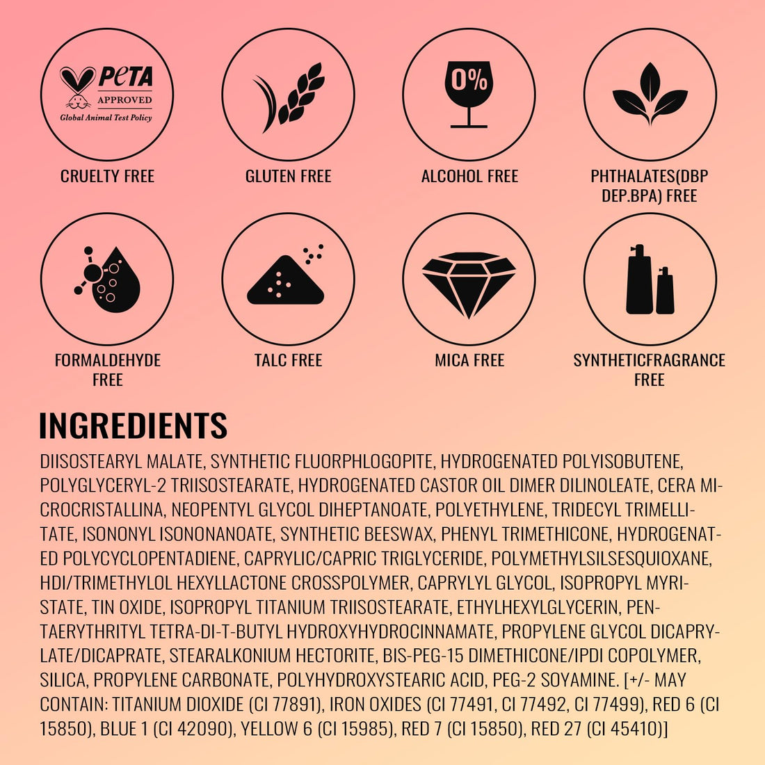 OULAC Metallic Shine Glitter Lipstick, Pink High Impact Lipcolor, Lightweight Soft and Ultra Hydrating, Long Lasting, Vegan & Cruelty-Free, Full-Coverage Lip Color 4.3 g/0.15 HIP & HIPPIE(11) Halalzen