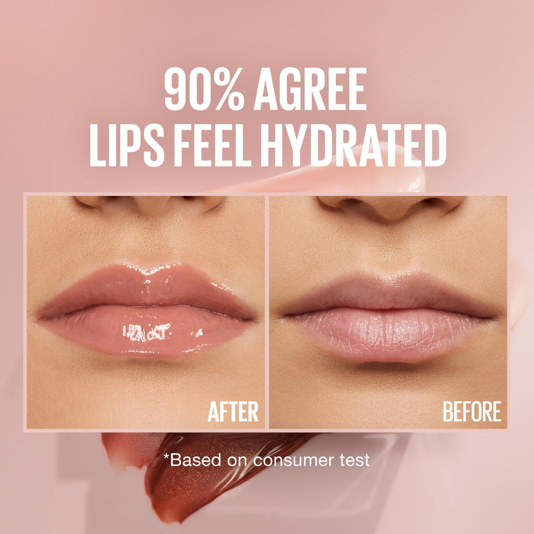 Maybelline Lifter Gloss, Hydrating Lip Gloss with Hyaluronic Acid, Ice, Pink Neutral, 0.18 Ounce