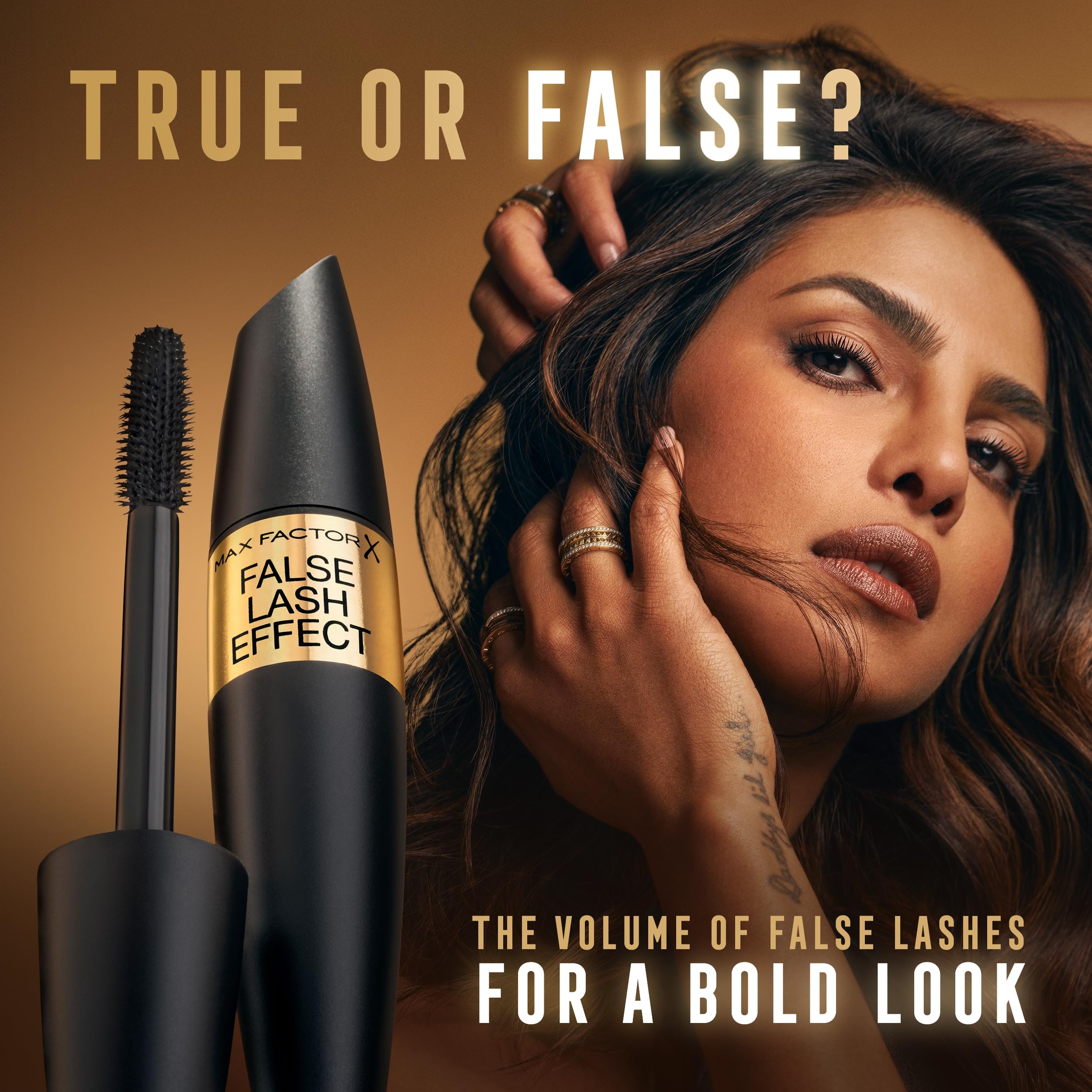 MAX FACTOR - False Lash Effect Mascara - Volumising Formula, Pro-Vitamin B5, Clump-Free, Flake-Free, Smudge-Proof - 01 Black - 13.1ml Halalzen