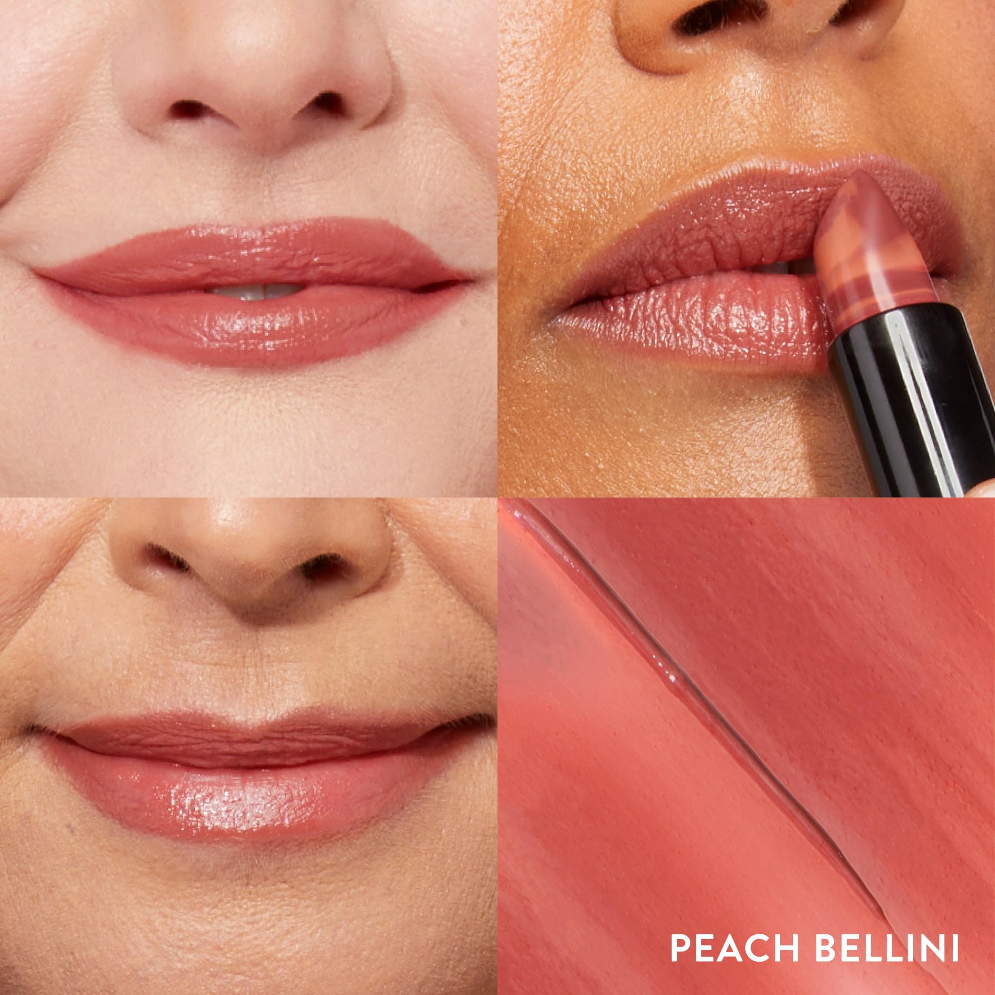LAURA GELLER NEW YORK Italian Marble Sheer Lipstick - Berry Vanilla - Hydrating & Lightweight - Vitamin E & Caster Seed Oil - Cream Finish