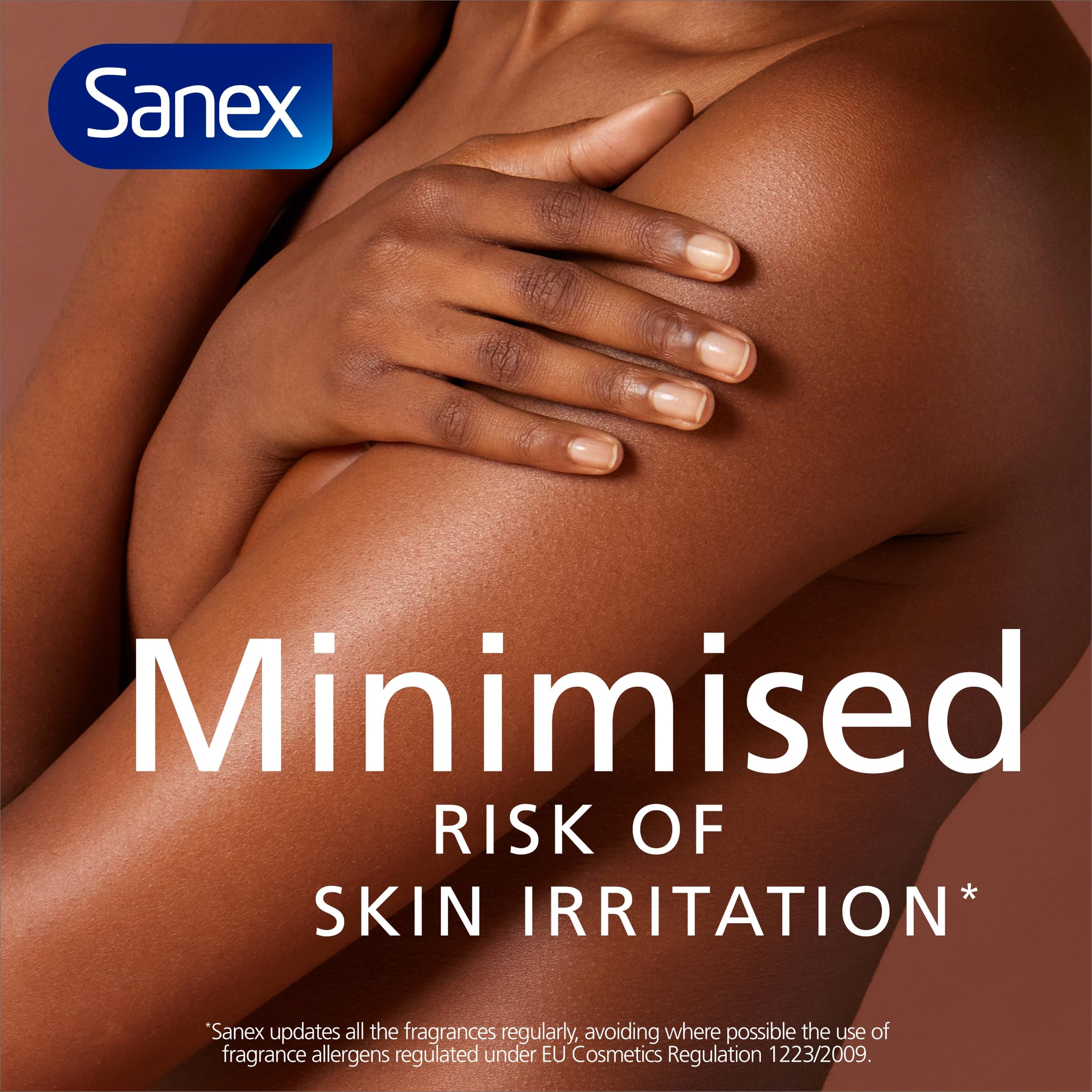 Sanex Body Wash - Expert Skin Health - Hypoallergenic Shower Gel - Dermatologist Tested Gentle For Very Sensitive Skin - Multipack - 6 Pack - 450ml Bottles
